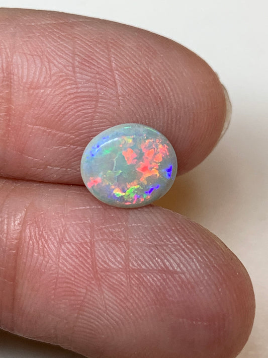 Pastel Perfection. Lightning Ridge Solid Opal. 1.09 Ct