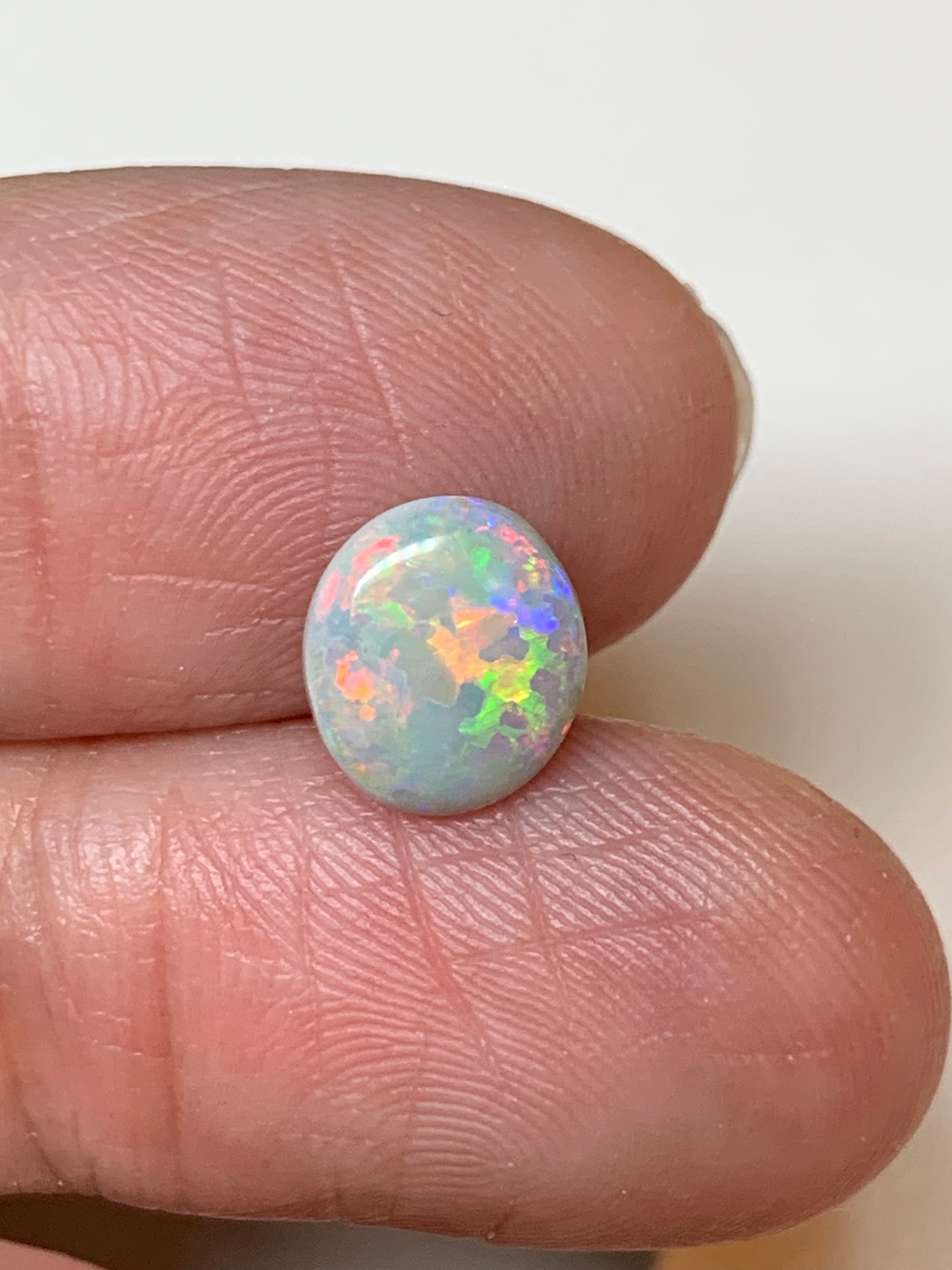 Pastel Perfection. Lightning Ridge Solid Opal. 1.09 Ct
