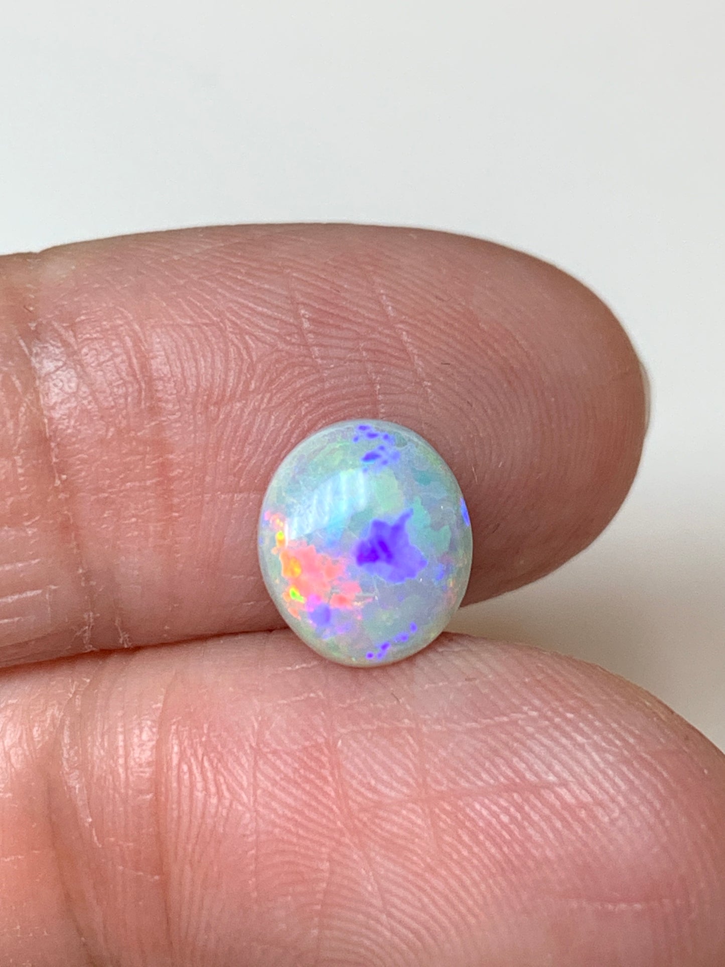 Pastel Perfection. Lightning Ridge Solid Opal. 1.09 Ct