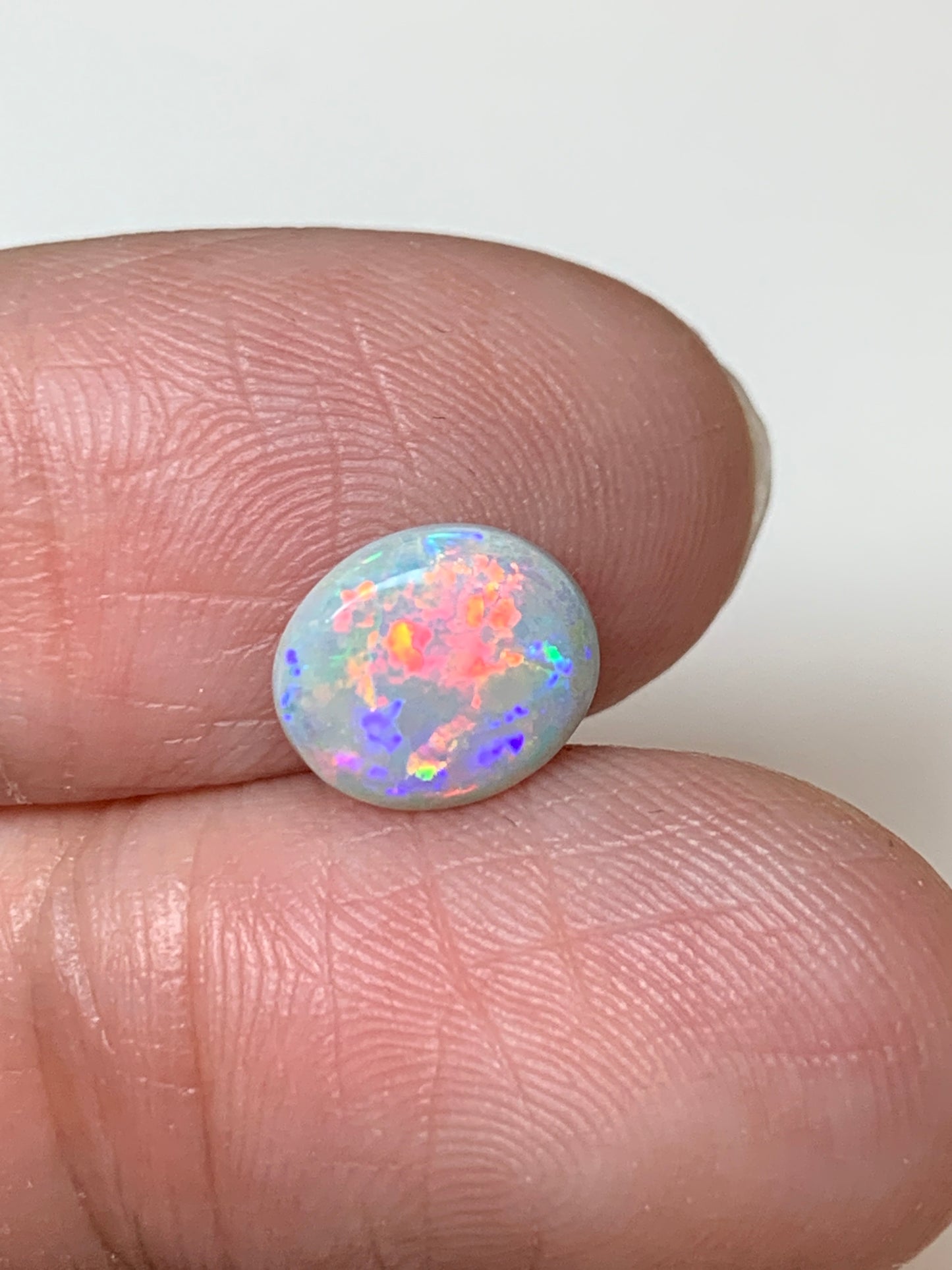 Pastel Perfection. Lightning Ridge Solid Opal. 1.09 Ct