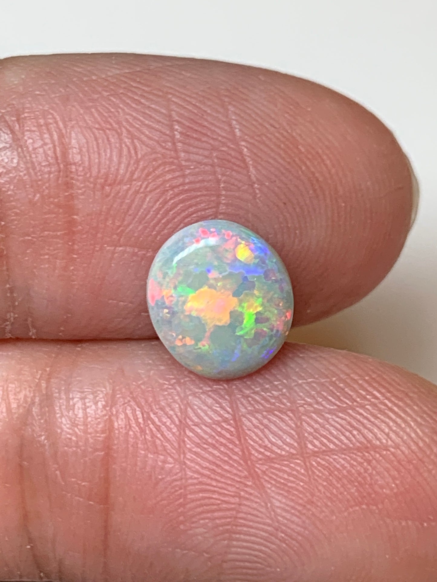 Pastel Perfection. Lightning Ridge Solid Opal. 1.09 Ct