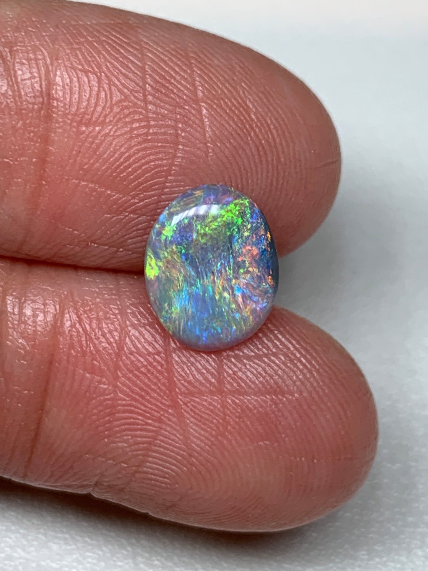 Artistic Brush. Lightning Ridge Solid Opal. 1.25 Ct