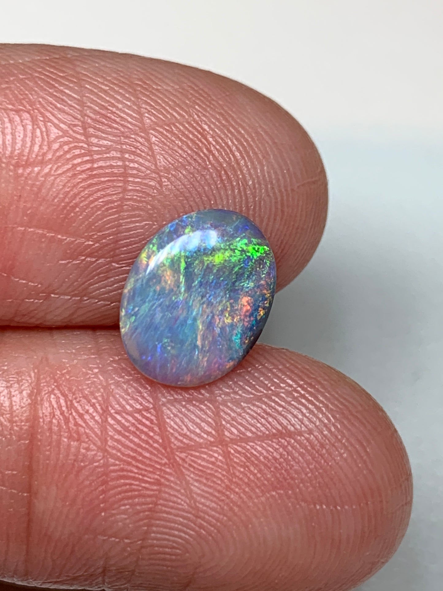 Artistic Brush. Lightning Ridge Solid Opal. 1.25 Ct