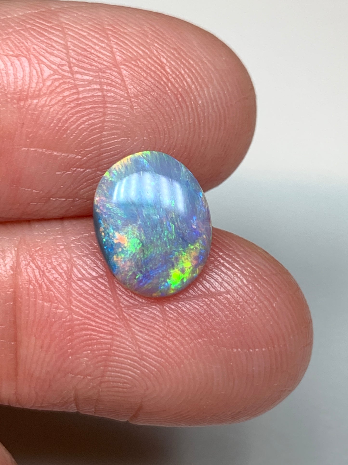 Artistic Brush. Lightning Ridge Solid Opal. 1.25 Ct