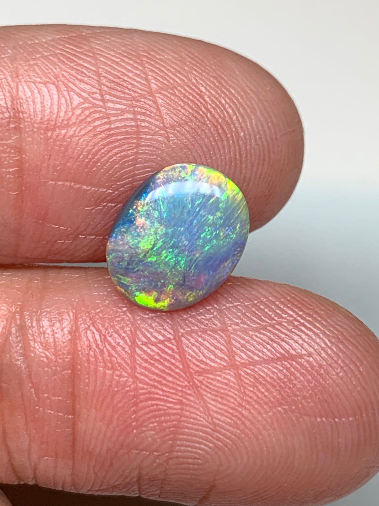 Artistic Brush. Lightning Ridge Solid Opal. 1.25 Ct