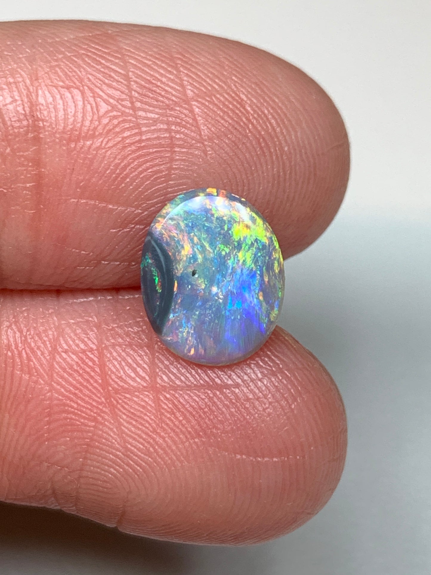 Artistic Brush. Lightning Ridge Solid Opal. 1.25 Ct