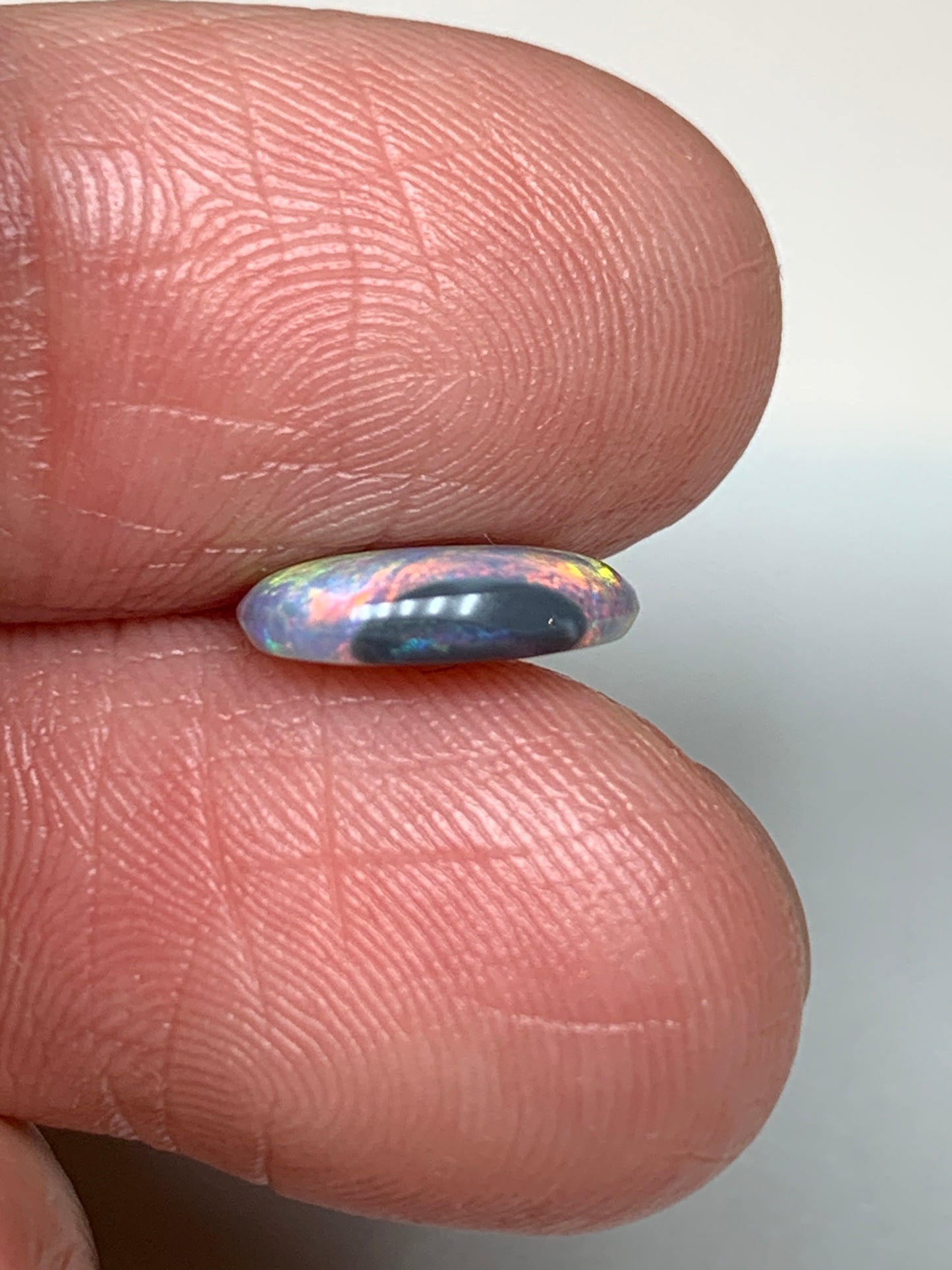 Artistic Brush. Lightning Ridge Solid Opal. 1.25 Ct