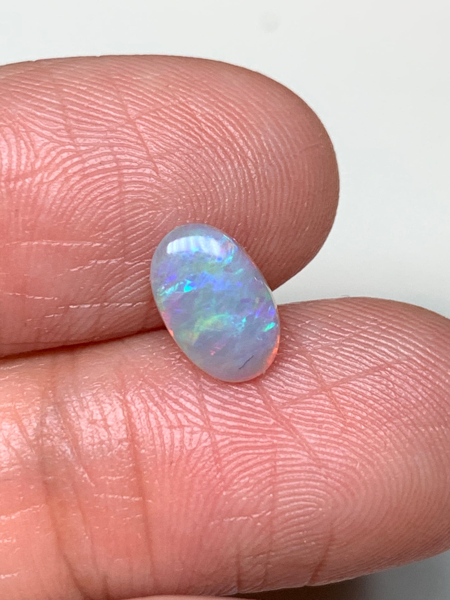 Pretty Flamingo. Lightning Ridge Solid Opal. 0.64 Ct