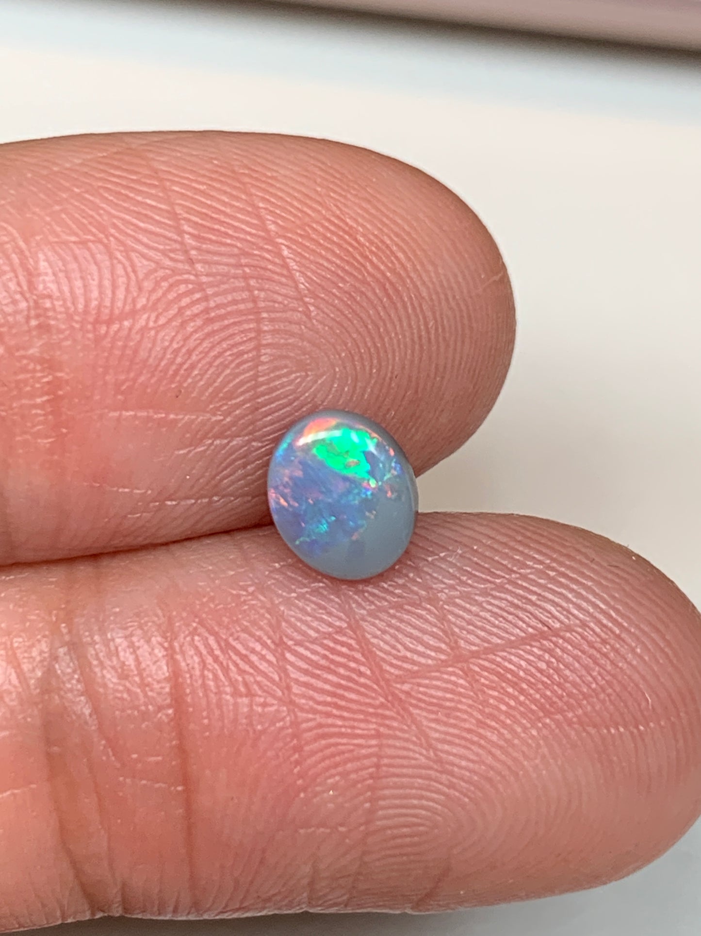 Sunrise Flashes. Lightning Ridge Solid Opal. 0.6 Ct