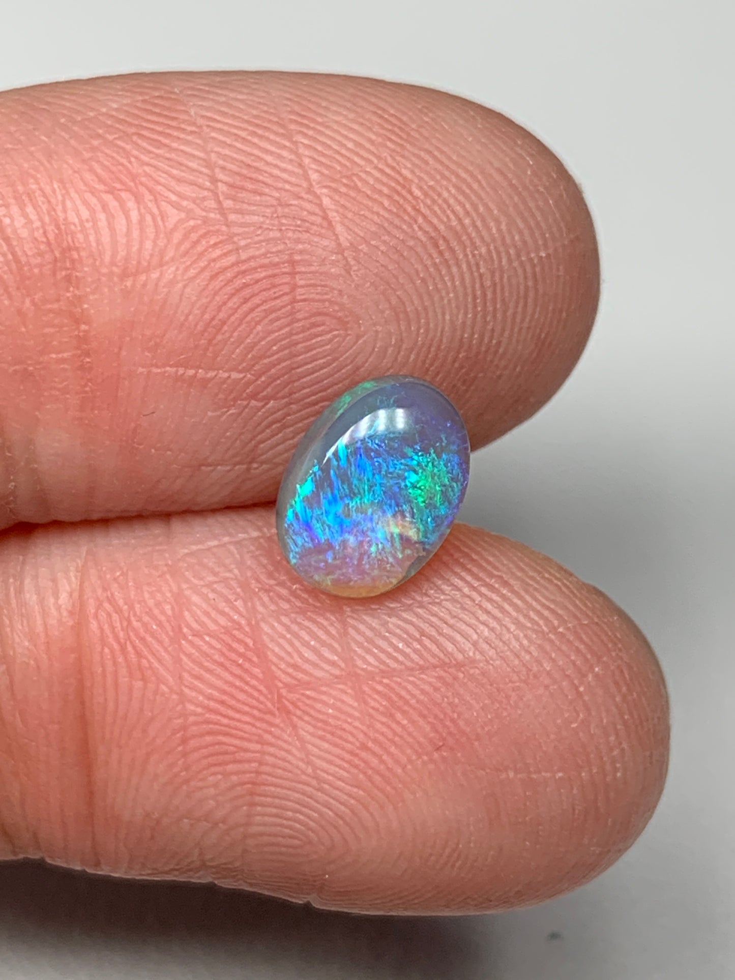 Aquarius. Lightning Ridge Solid Crystal Opal. 0.98 Ct