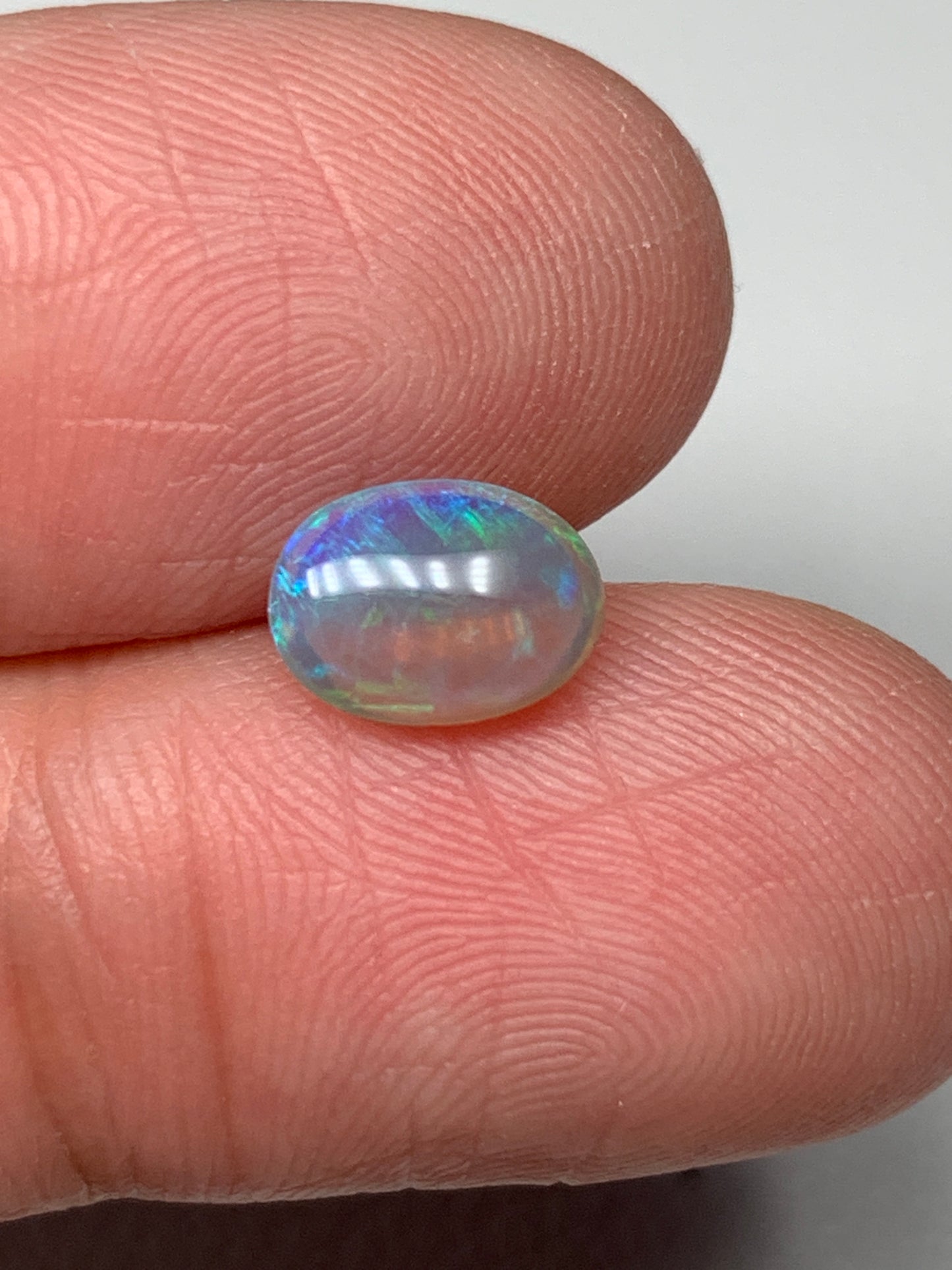 Aquarius. Lightning Ridge Solid Crystal Opal. 0.98 Ct