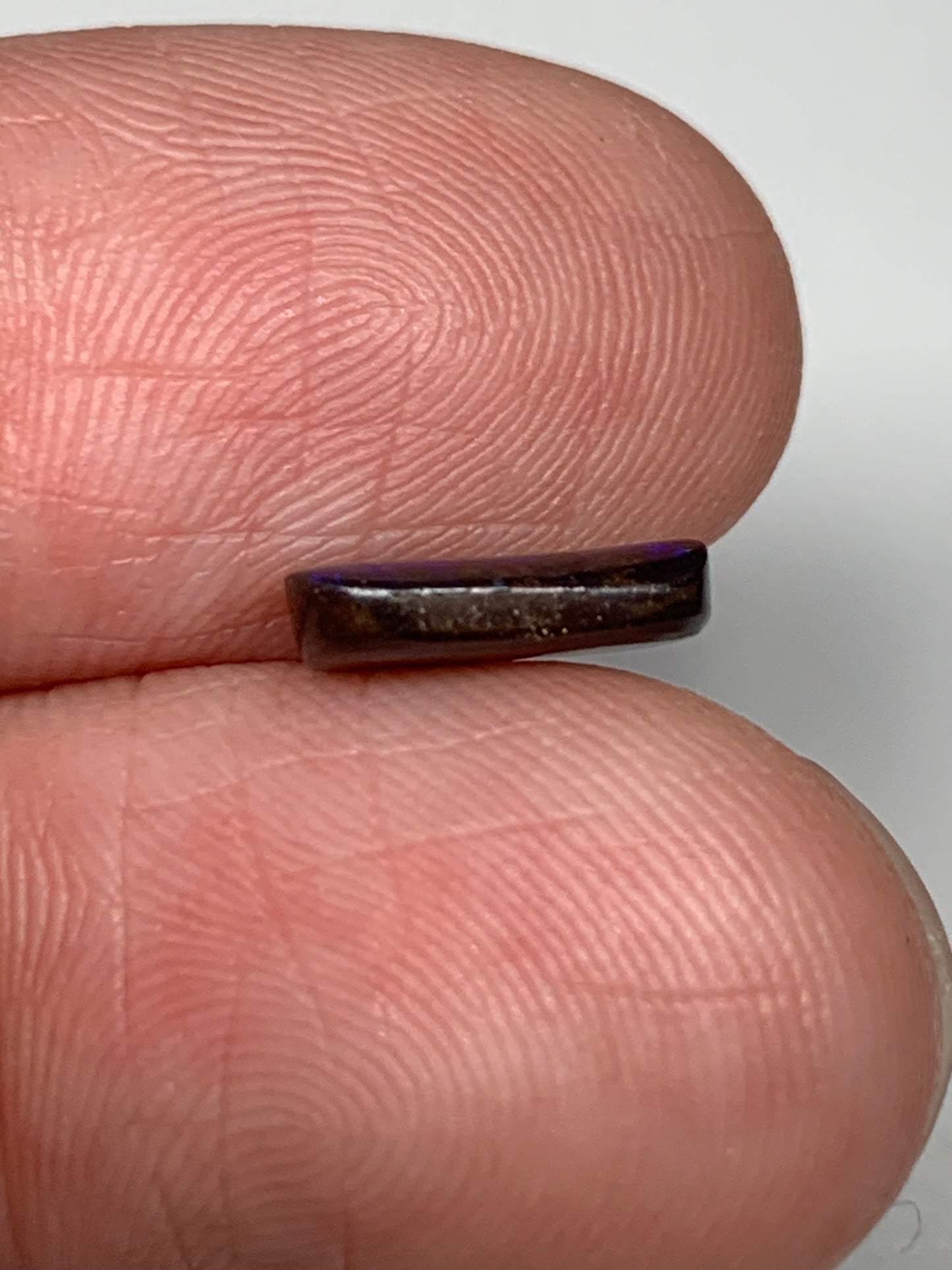 Neon Blue. Solid Boulder Opal. 1.39 Ct