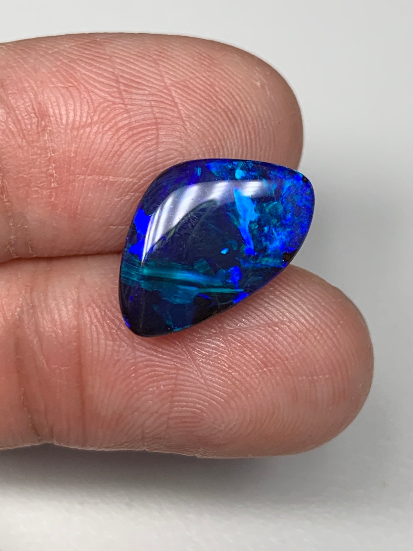 Gem Level. Solid Black Boulder Opal. 5.55 Ct