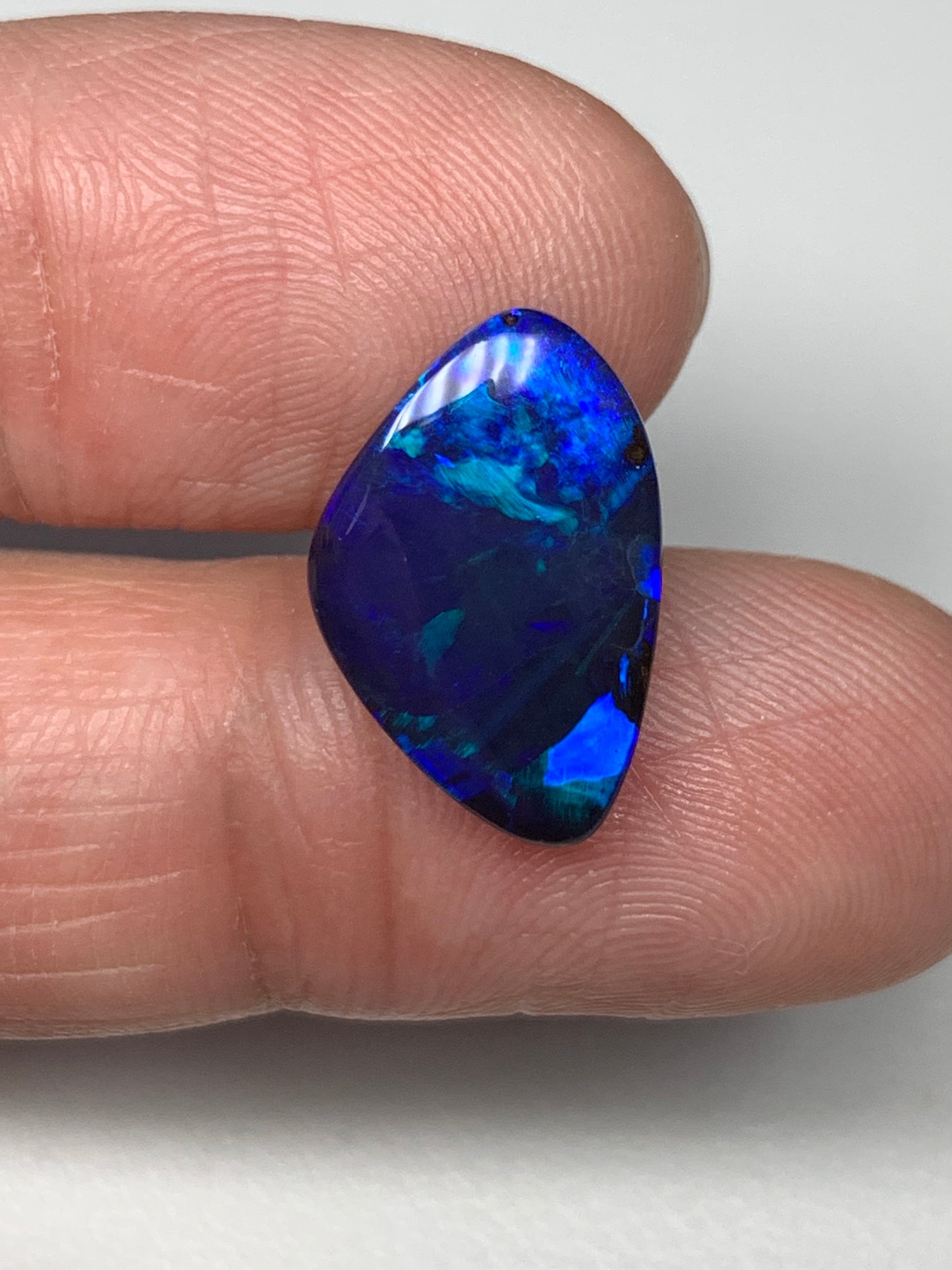Gem Level. Solid Black Boulder Opal. 5.55 Ct