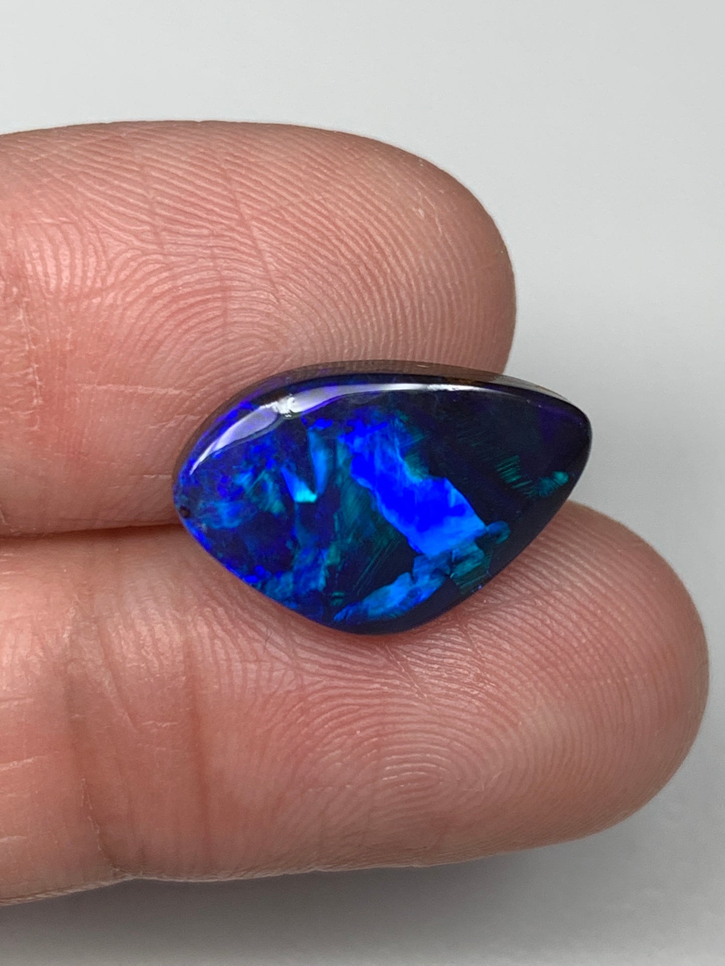 Gem Level. Solid Black Boulder Opal. 5.55 Ct