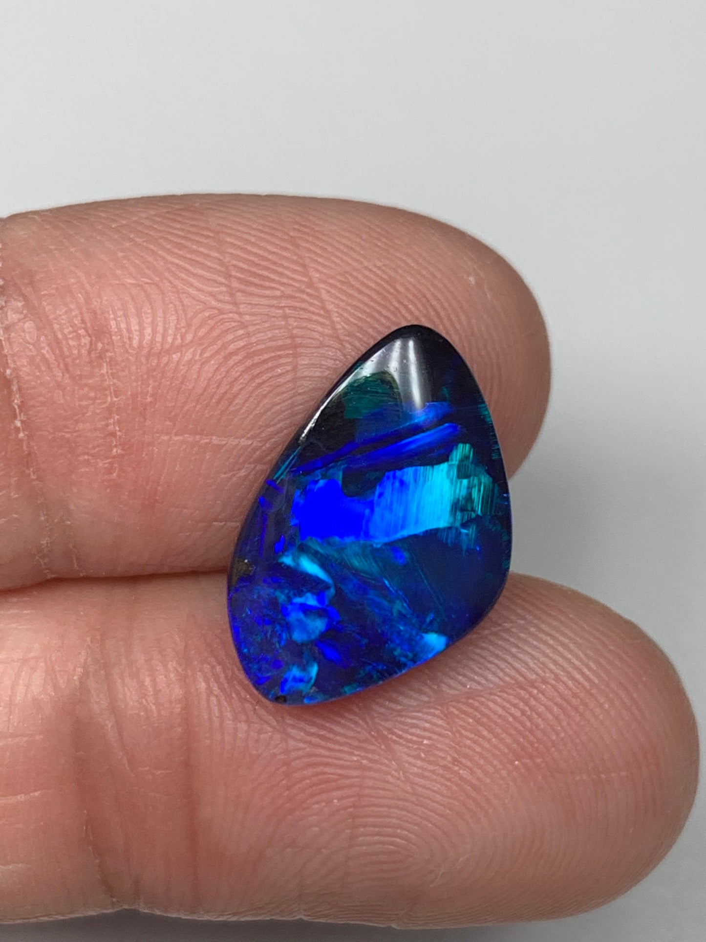 Gem Level. Solid Black Boulder Opal. 5.55 Ct