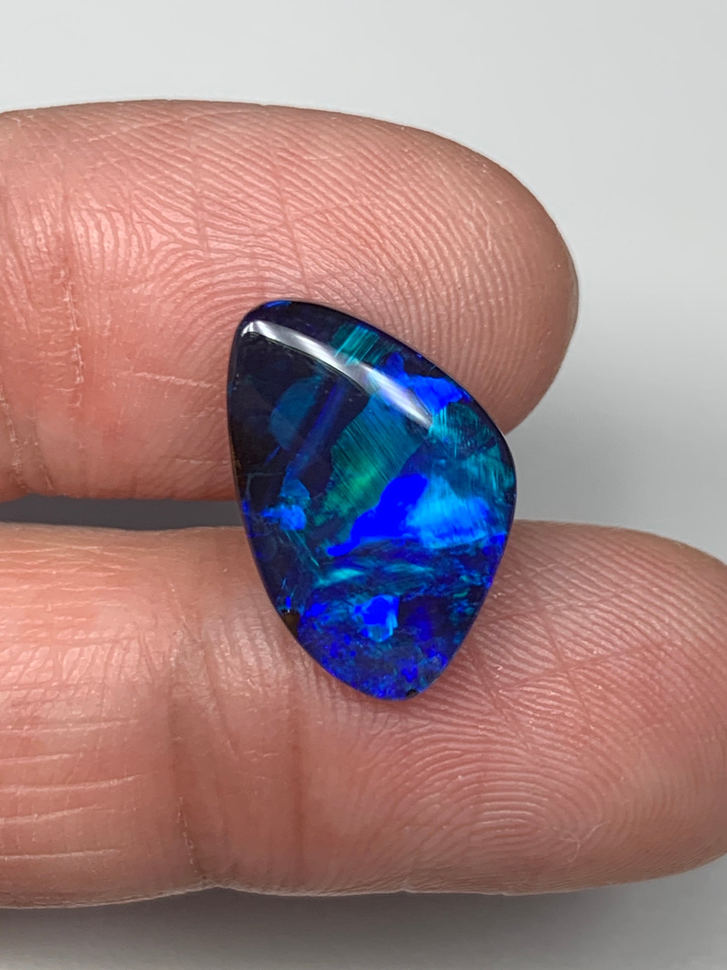 Gem Level. Solid Black Boulder Opal. 5.55 Ct