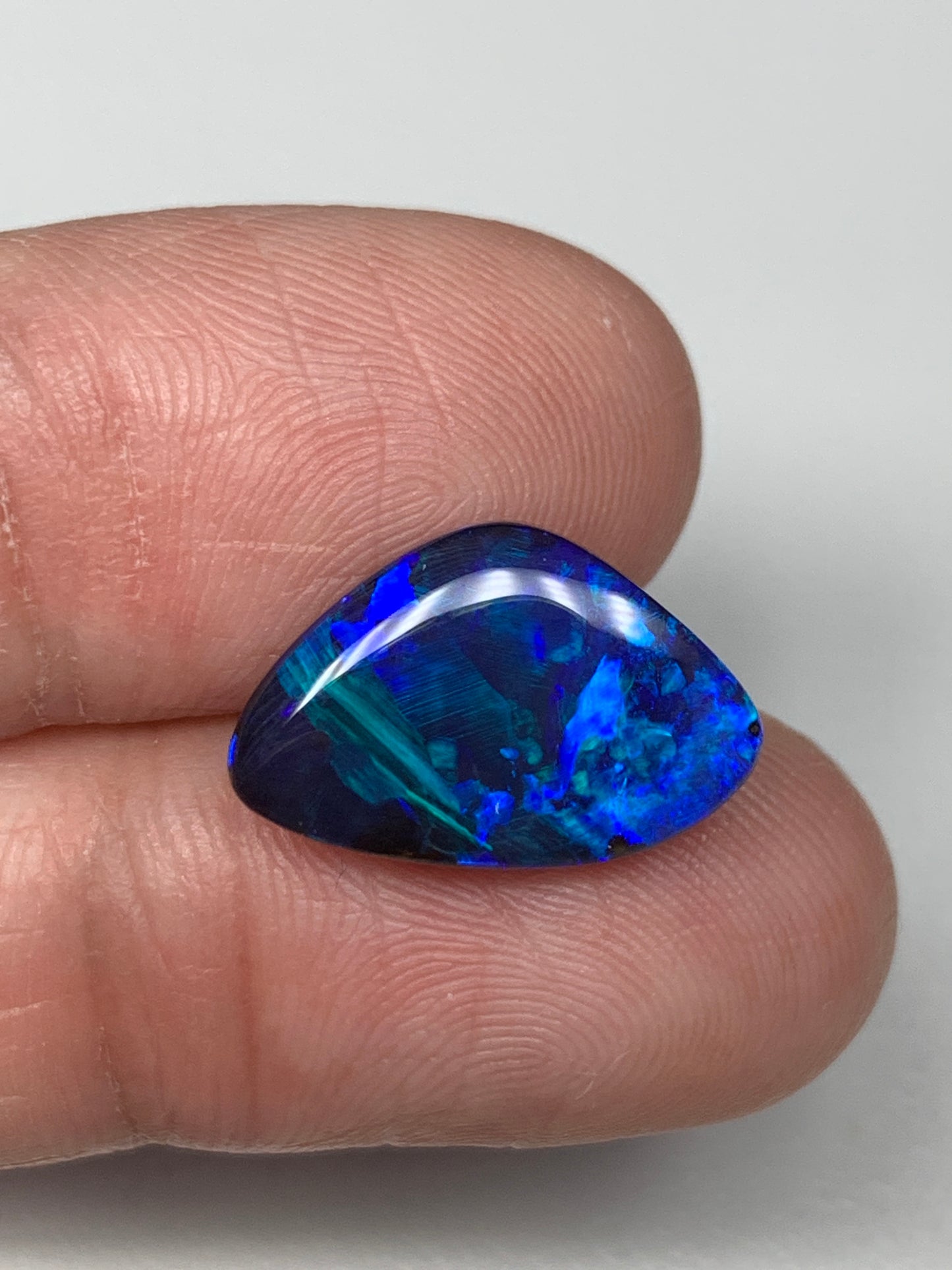 Gem Level. Solid Black Boulder Opal. 5.55 Ct