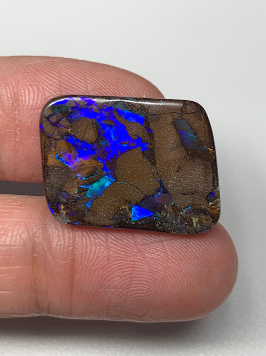 Earthy Tones. Solid Boulder Opal. 13.02 Ct