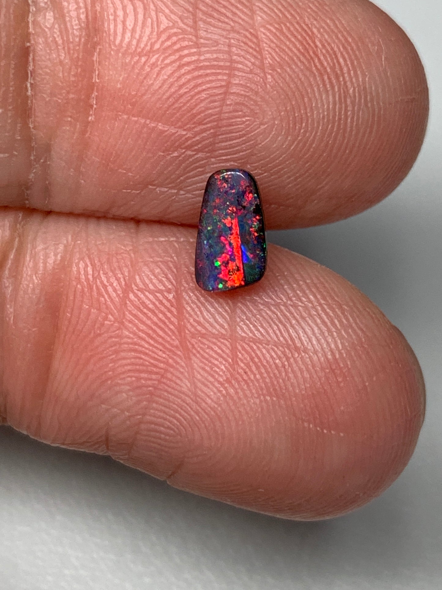 Christmas Tinsel. Solid Boulder Opal. 0.60 Ct