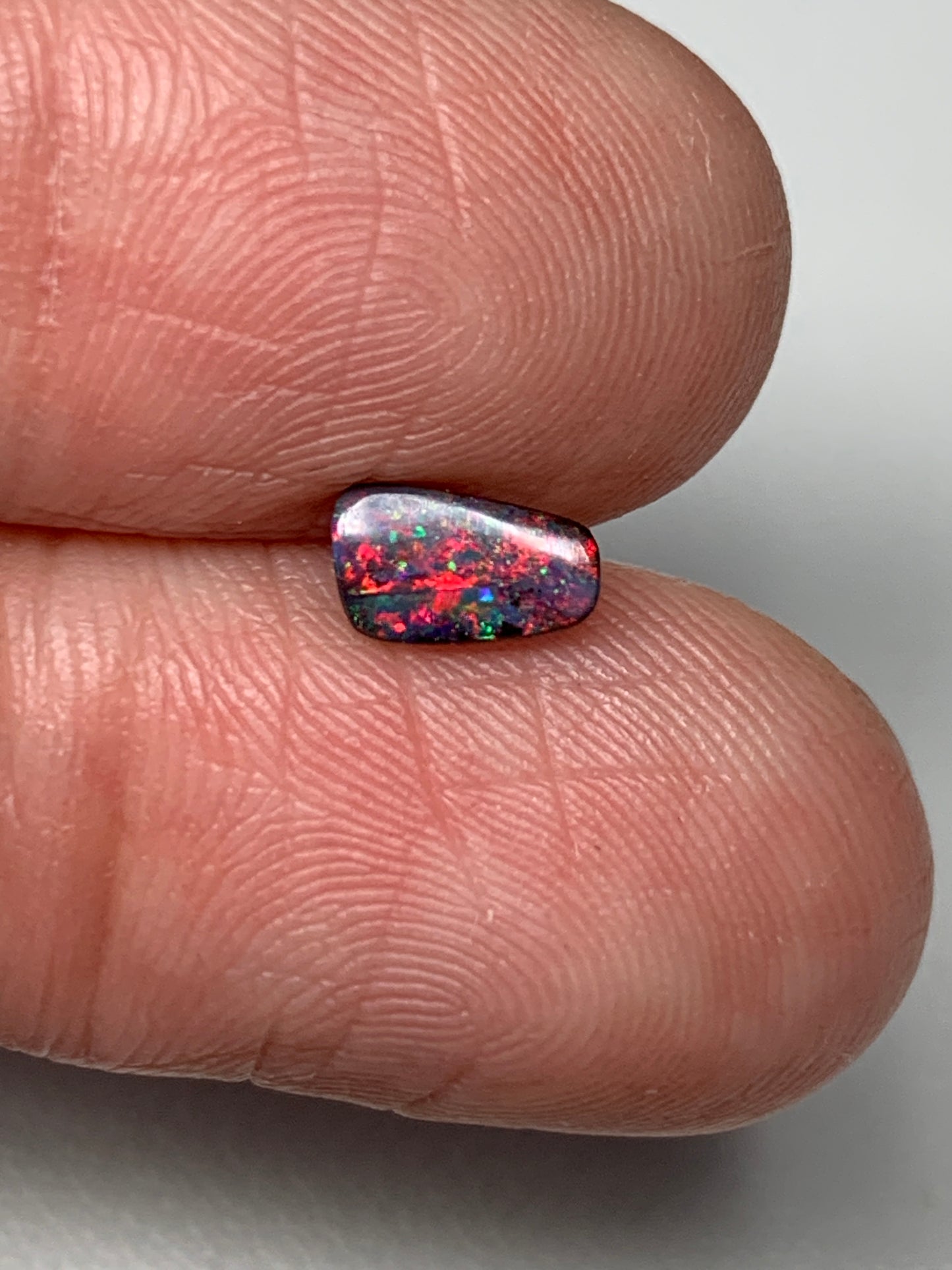 Christmas Tinsel. Solid Boulder Opal. 0.60 Ct