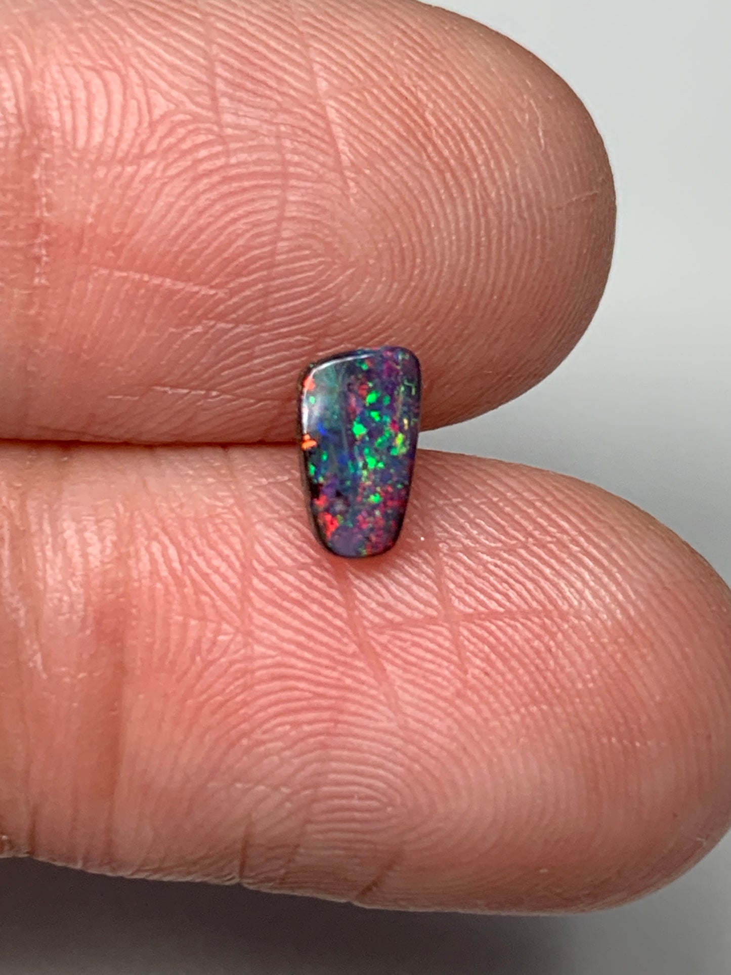 Christmas Tinsel. Solid Boulder Opal. 0.60 Ct