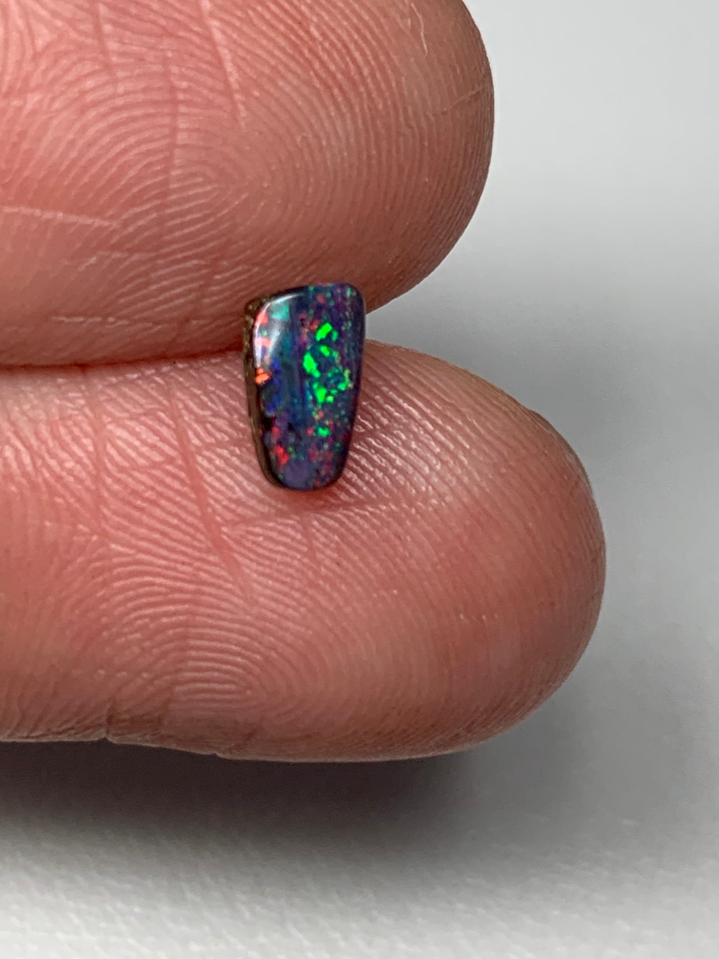 Christmas Tinsel. Solid Boulder Opal. 0.60 Ct