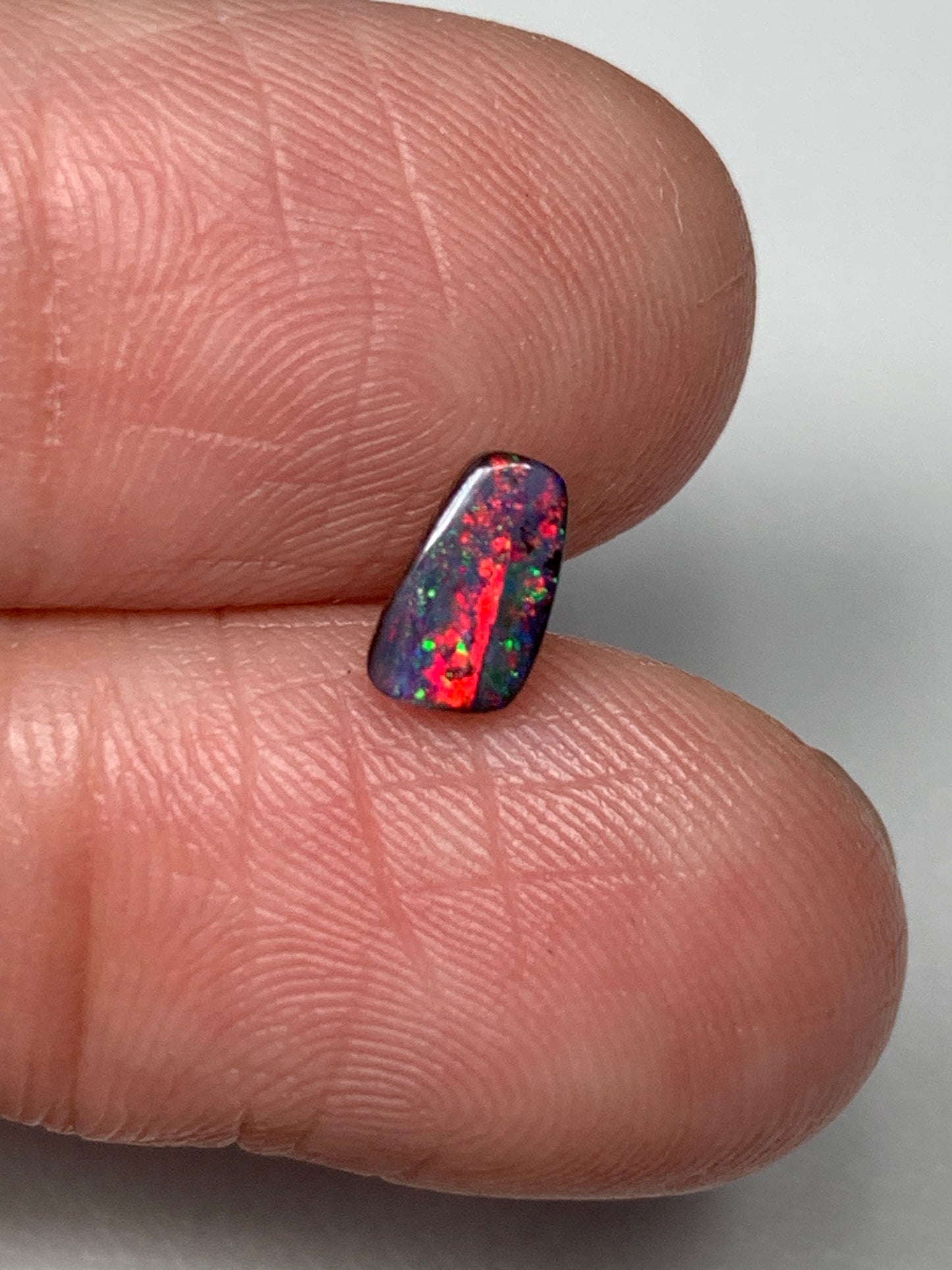 Christmas Tinsel. Solid Boulder Opal. 0.60 Ct