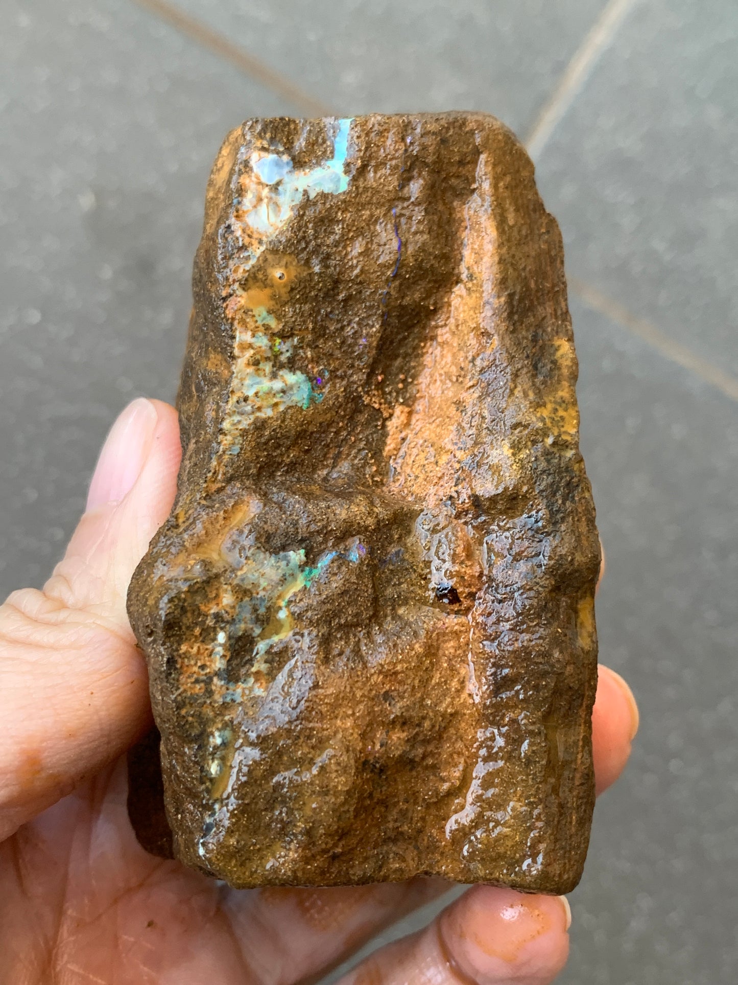 Green Set. Rough Boulder Opal Rocks. 326 Grams.