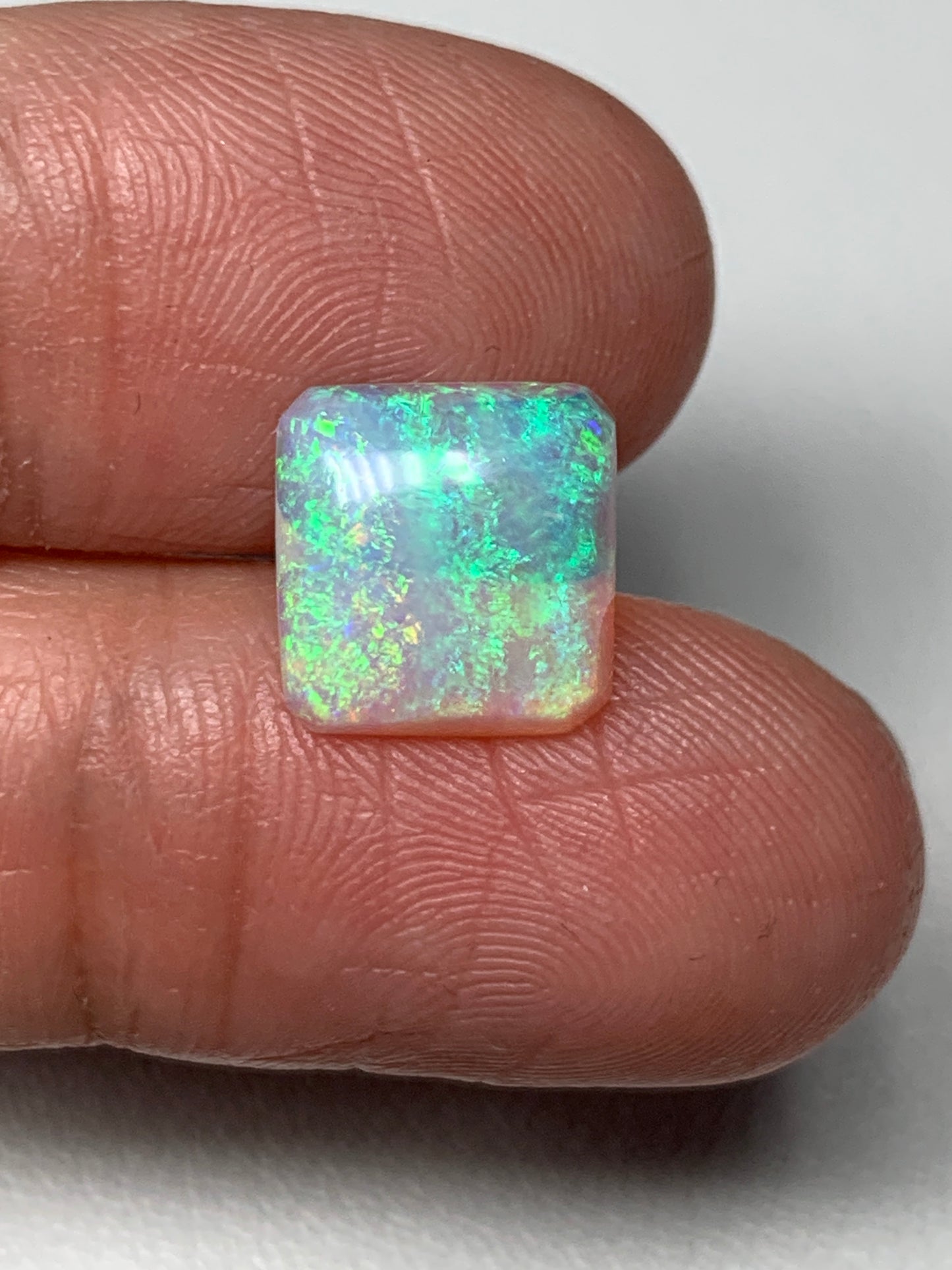 Pin Cushion. Solid Crystal Opal. 2.10 Ct