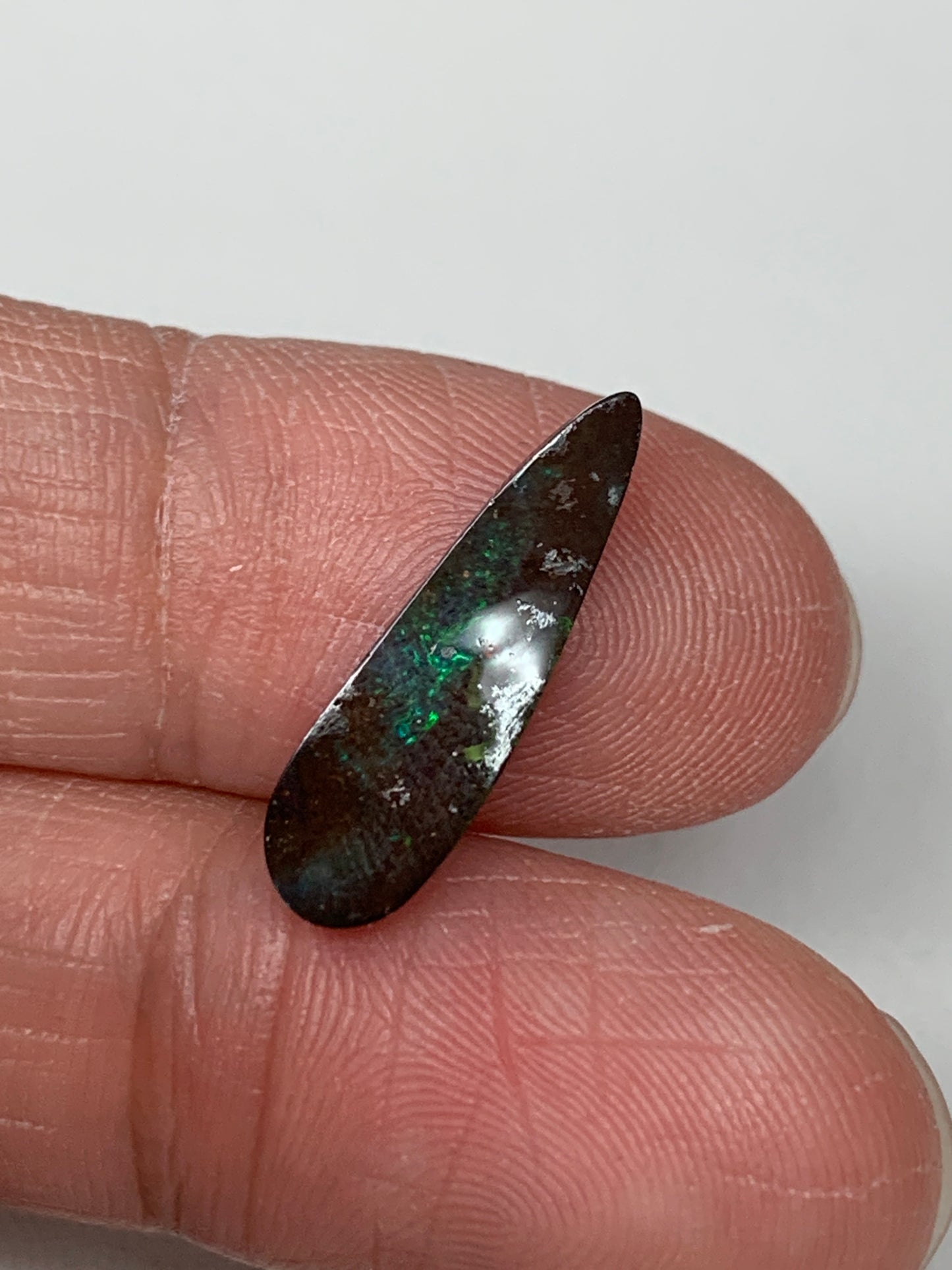 Pointed Shards. Solid Boulder Opal. 2.67 Ct