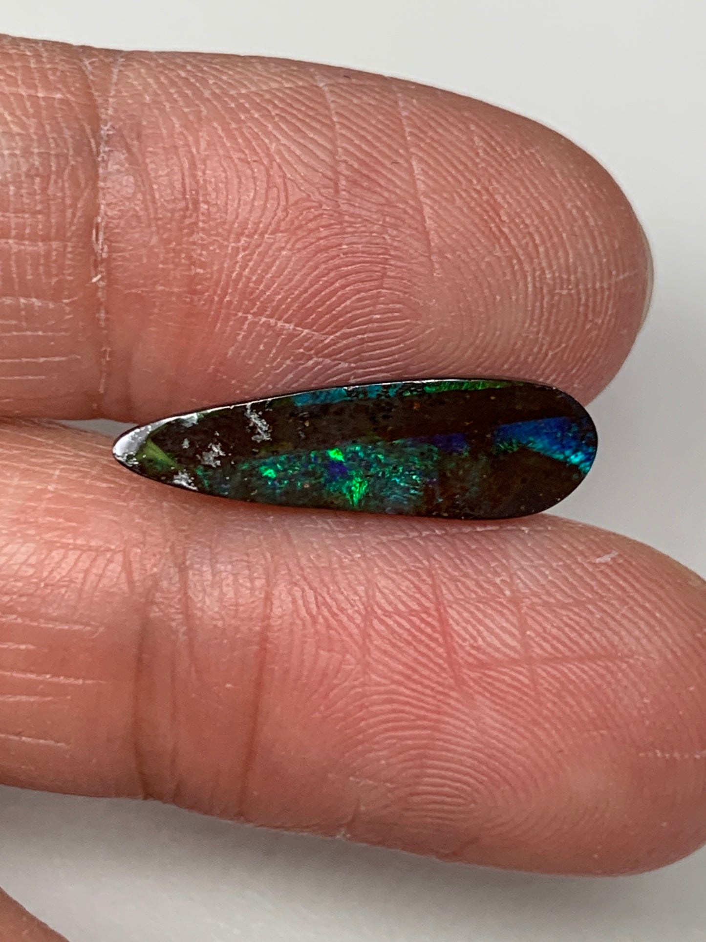 Pointed Shards. Solid Boulder Opal. 2.67 Ct