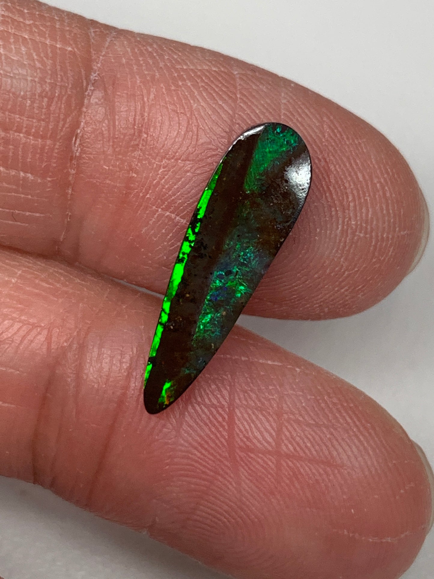 Pointed Shards. Solid Boulder Opal. 2.67 Ct