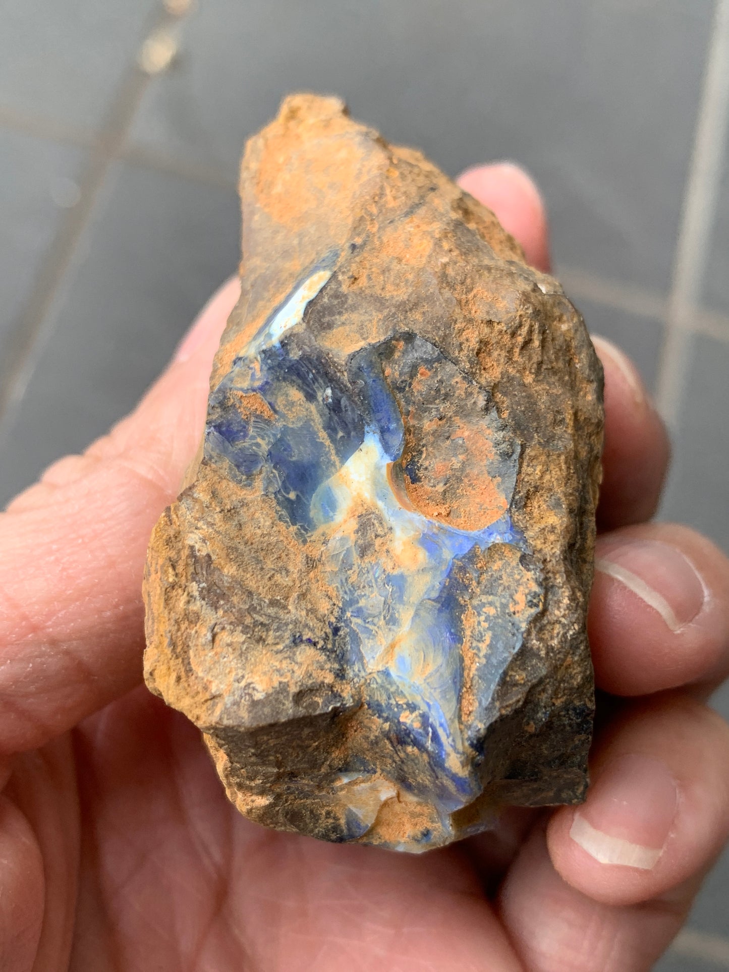 Red Sparkles + Free Rock. Rough Boulder Opal. 267 Grams.