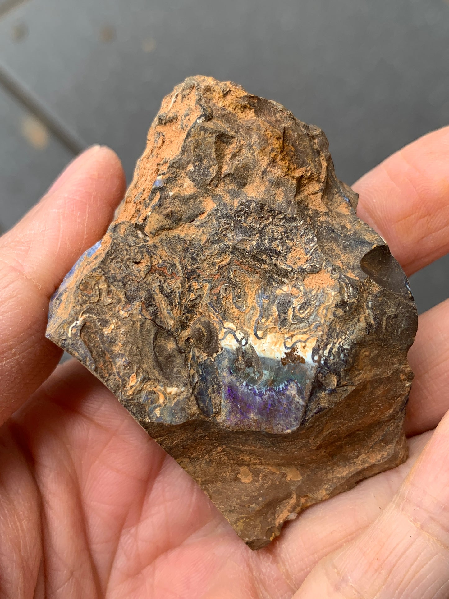 Black Boulder Set. Rough Boulder Opal Rocks. 367 Grams.