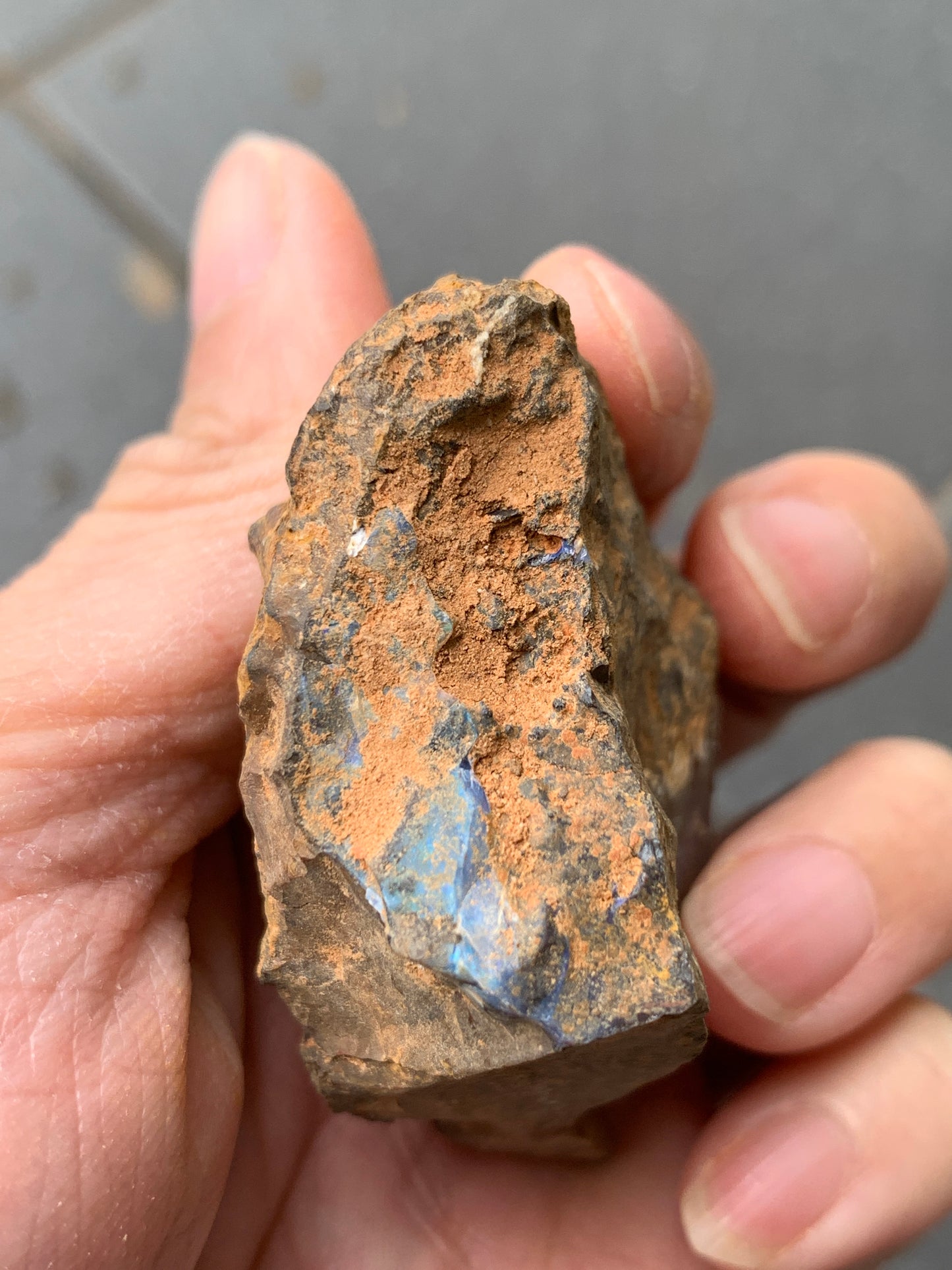 Black Boulder Set. Rough Boulder Opal Rocks. 367 Grams.