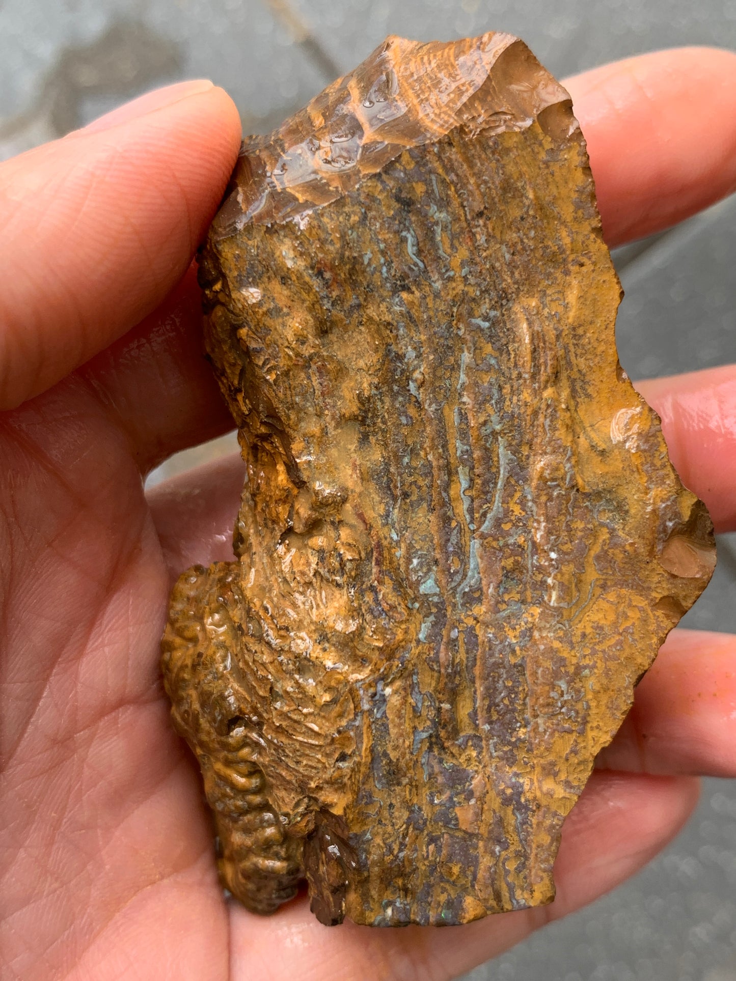 Black Boulder Set. Rough Boulder Opal Rocks. 367 Grams.