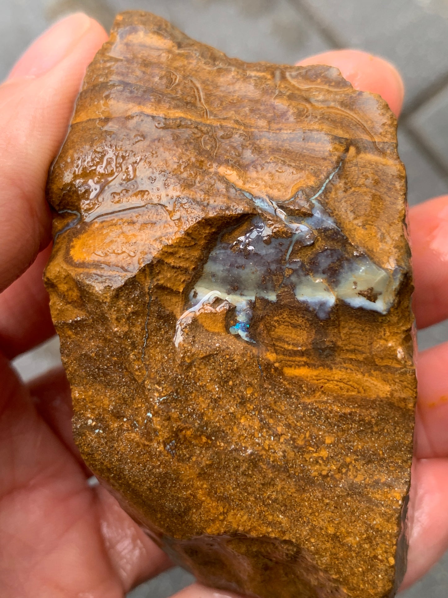 Black Boulder Set. Rough Boulder Opal Rocks. 367 Grams.