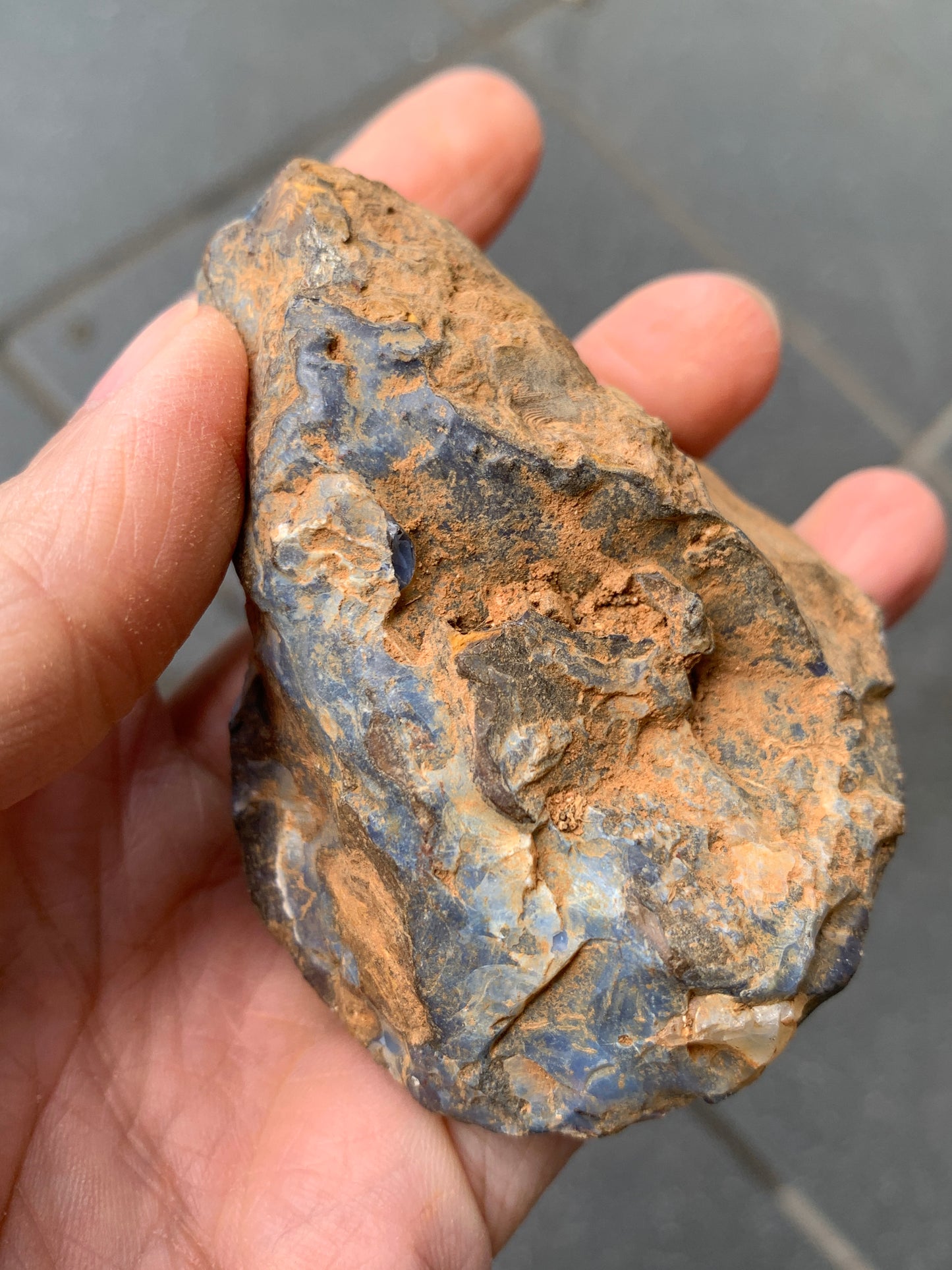 Blue Boulder Set. Rough Boulder Opal Rocks. 504 Grams.