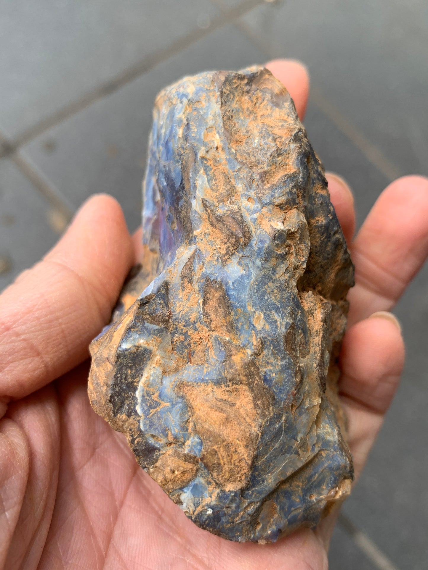 Blue Boulder Set. Rough Boulder Opal Rocks. 504 Grams.