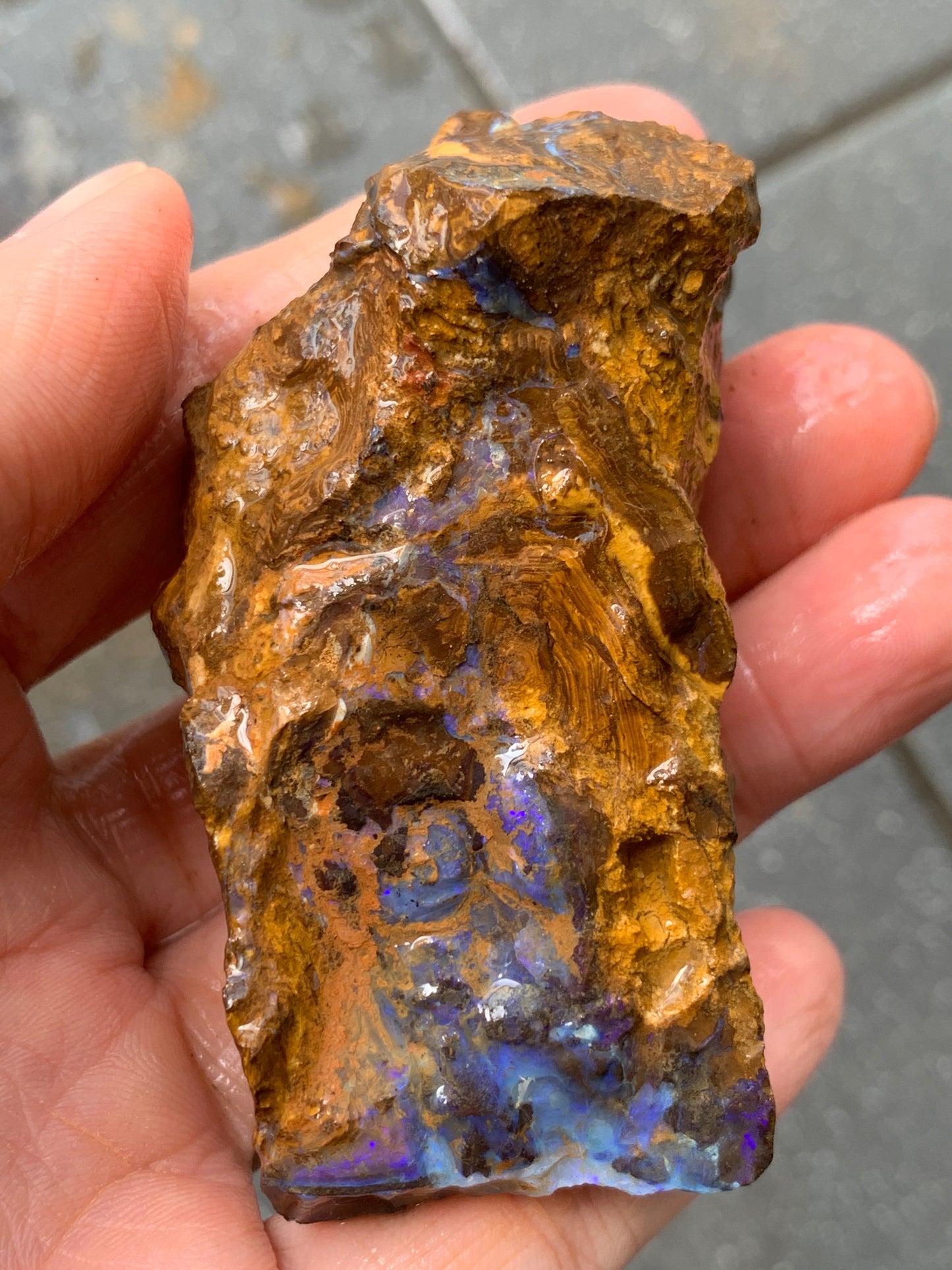 Crystal Nugget + Bonus Rock. Rough Boulder Opal. 174 Grams.
