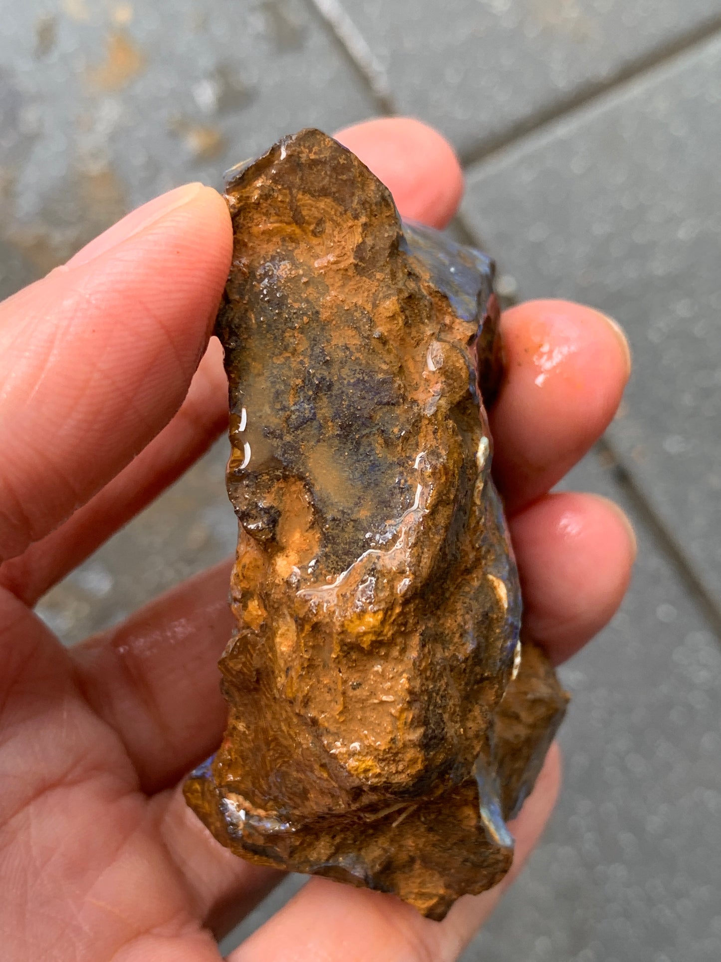 Crystal Nugget + Bonus Rock. Rough Boulder Opal. 174 Grams.