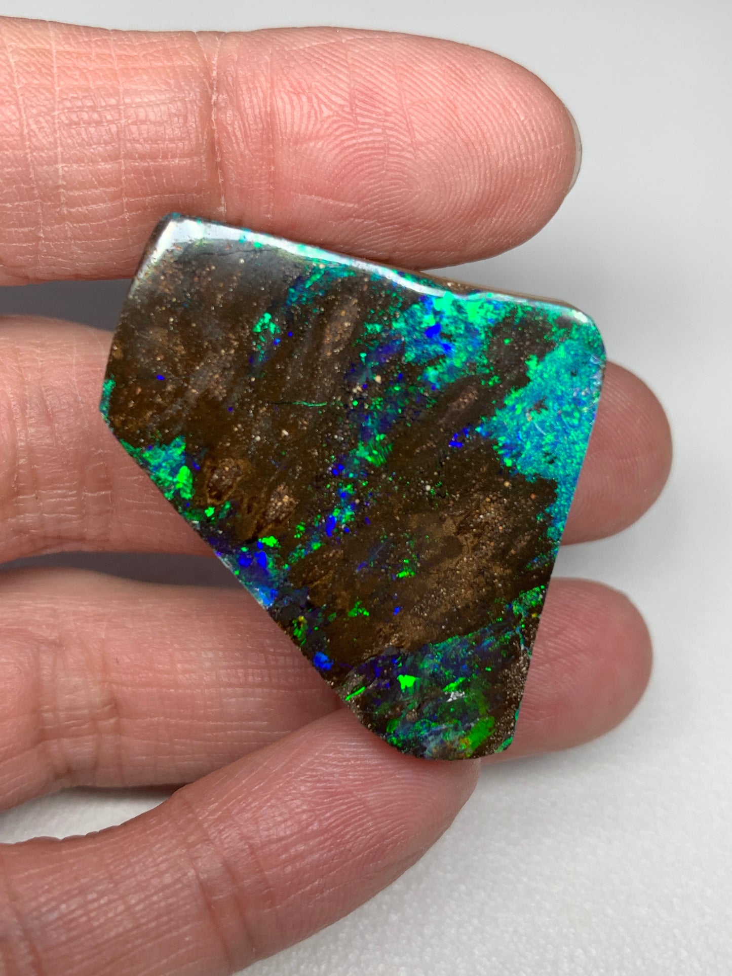 Boulder Opal Single Split Rub. 21.0 Grams