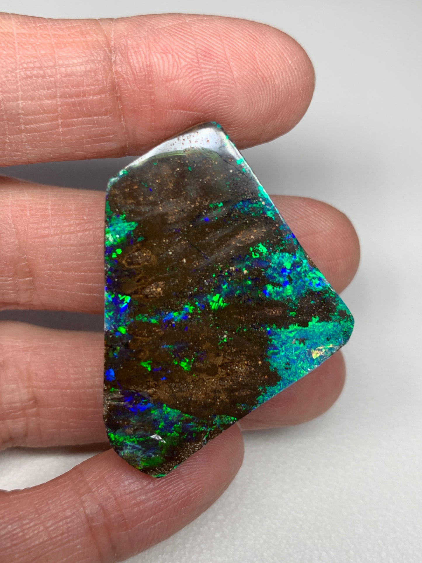 Boulder Opal Single Split Rub. 21.0 Grams