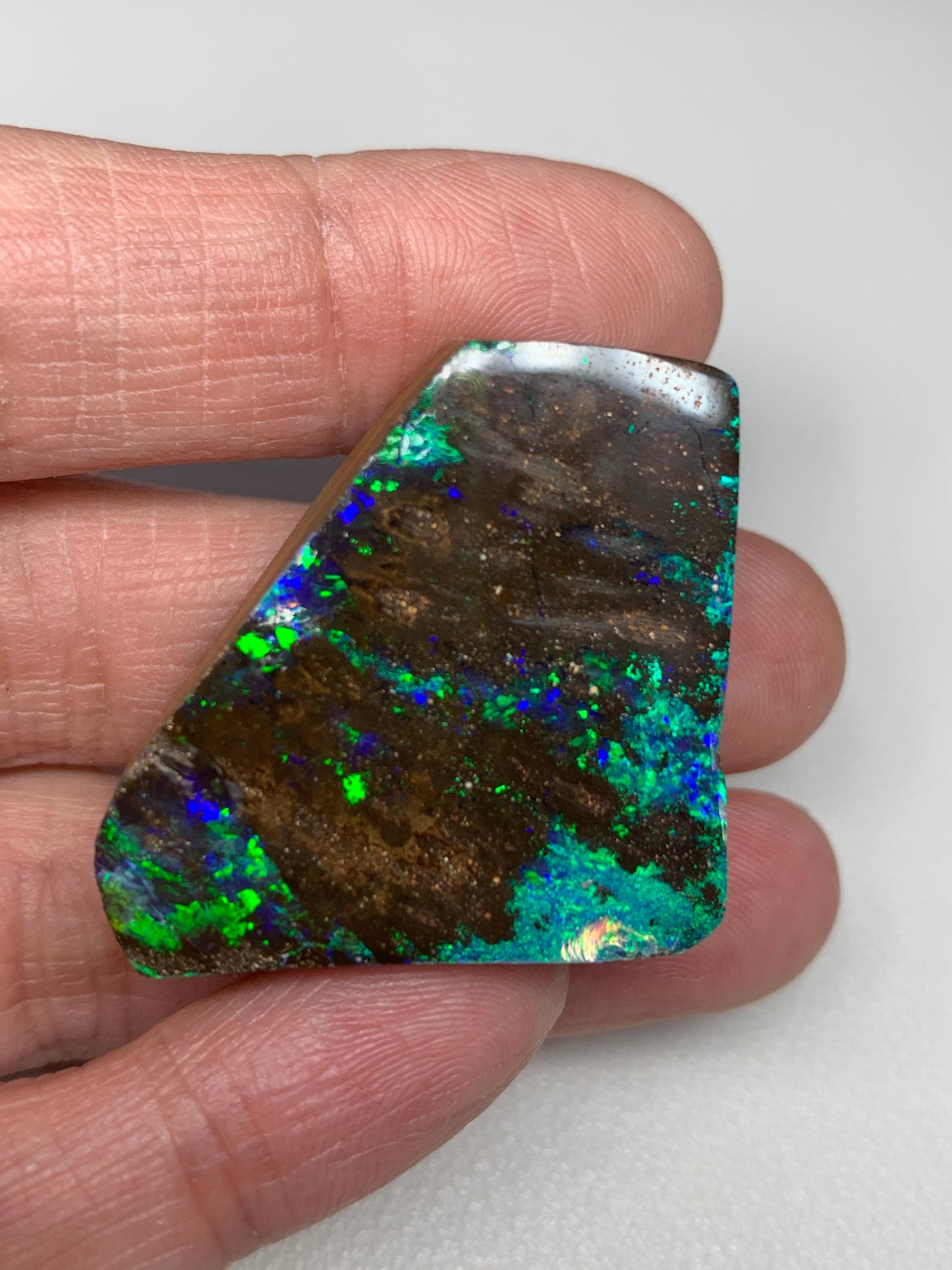Boulder Opal Single Split Rub. 21.0 Grams
