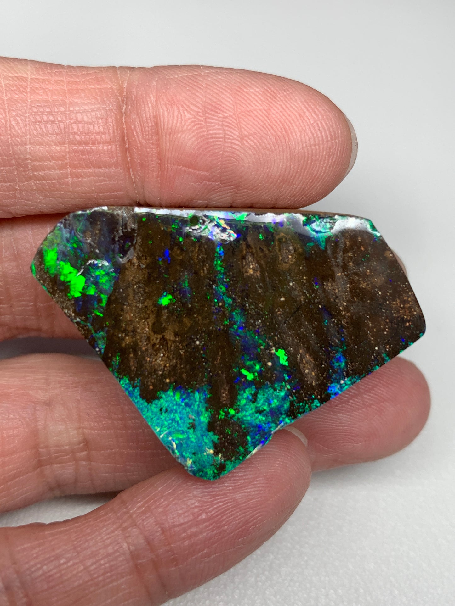 Boulder Opal Single Split Rub. 21.0 Grams
