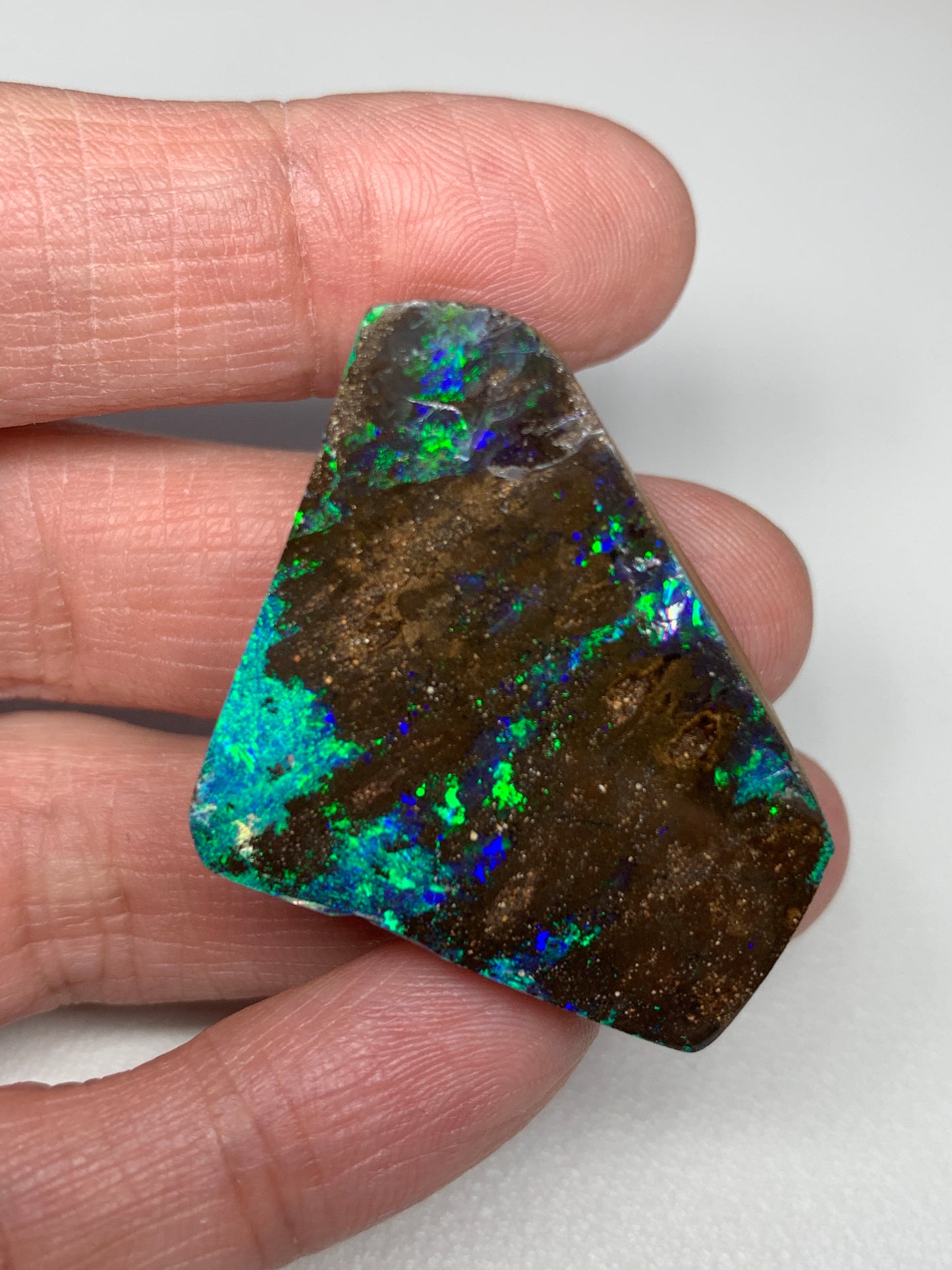 Boulder Opal Single Split Rub. 21.0 Grams