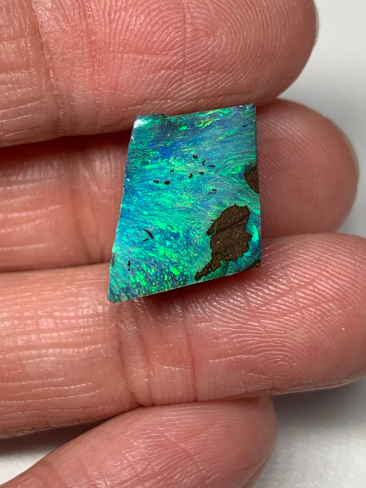 Boulder Opal Single Split Rub. 3.4 Grams