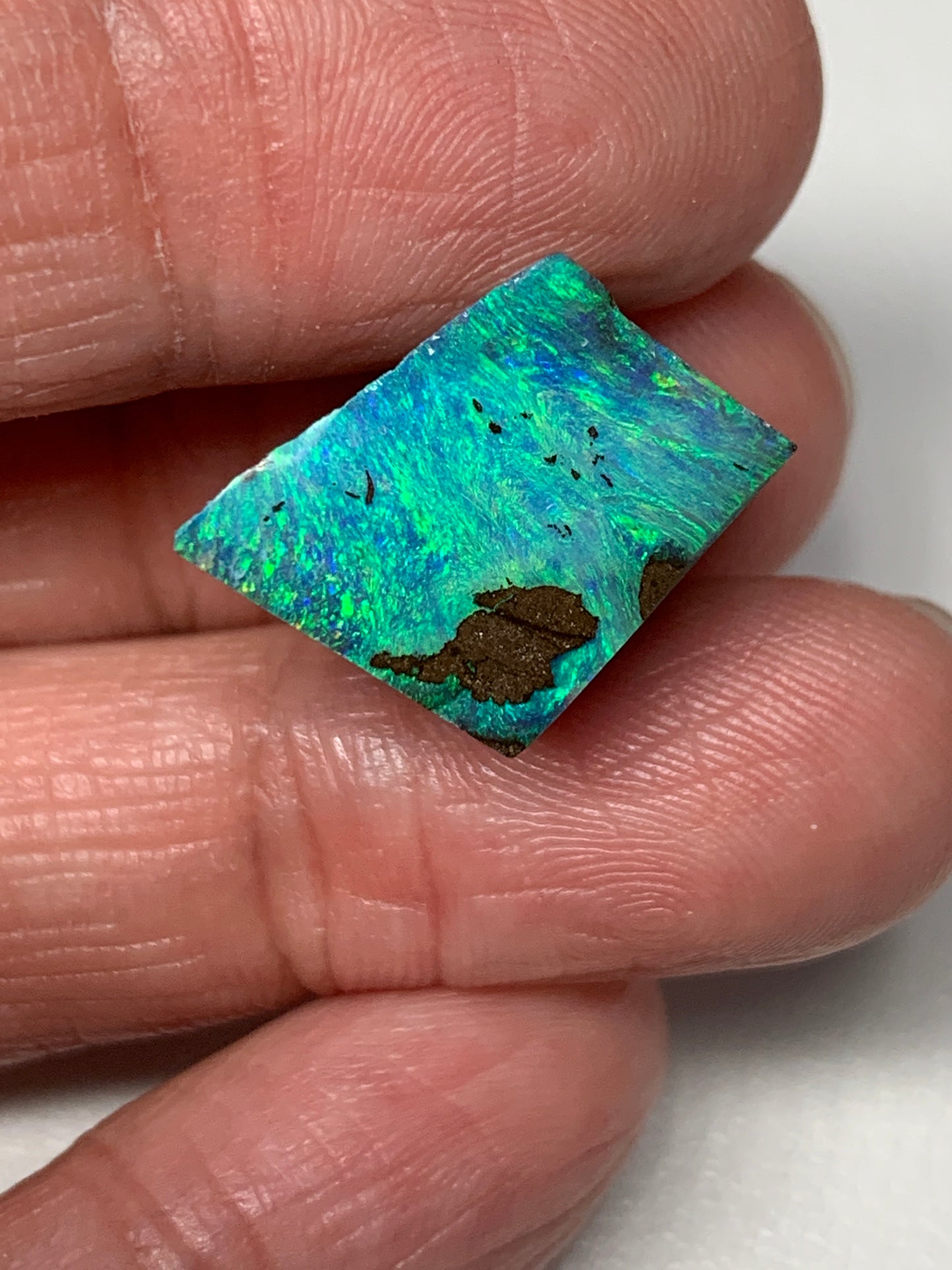 Boulder Opal Single Split Rub. 3.4 Grams