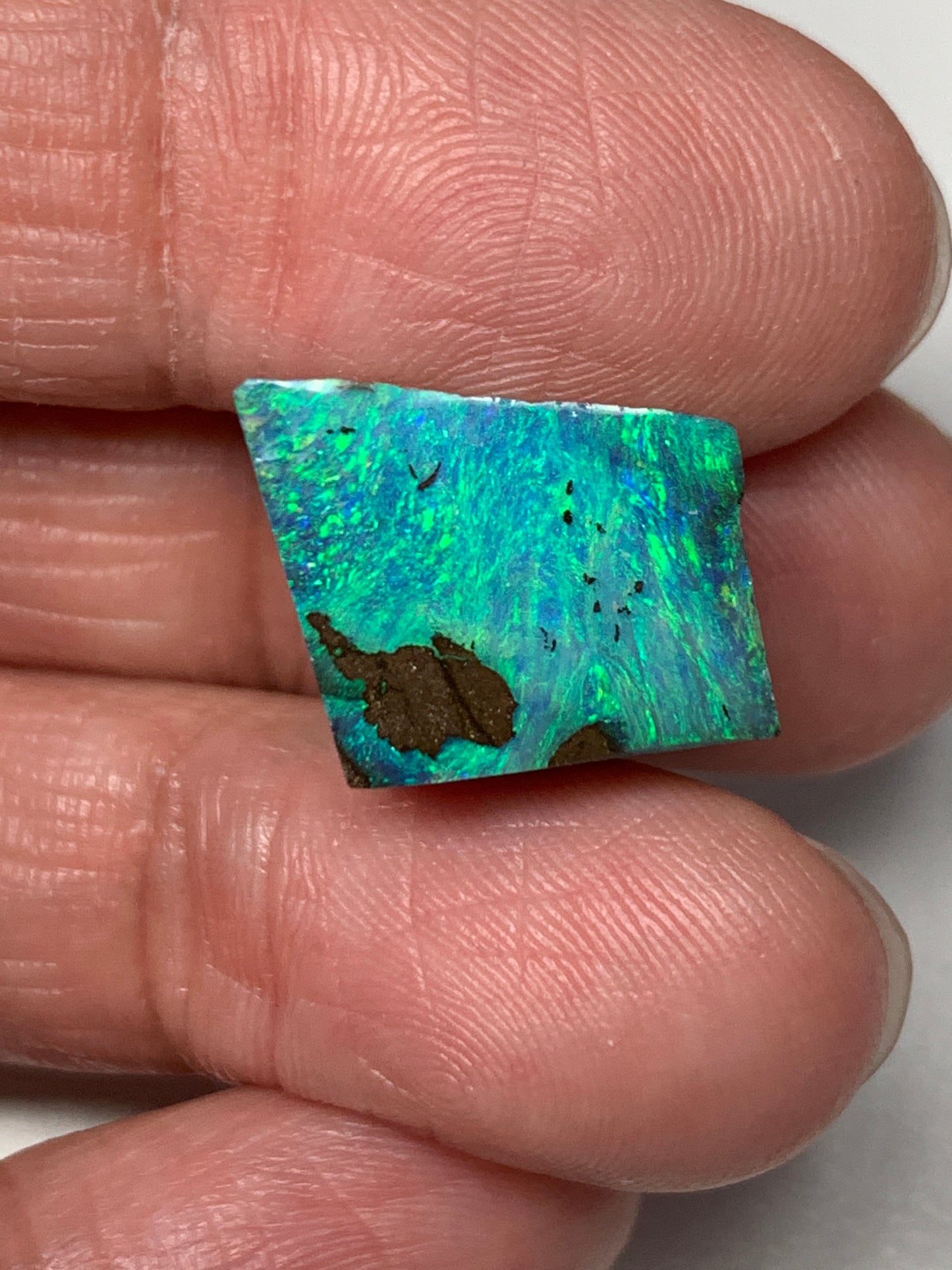 Boulder Opal Single Split Rub. 3.4 Grams